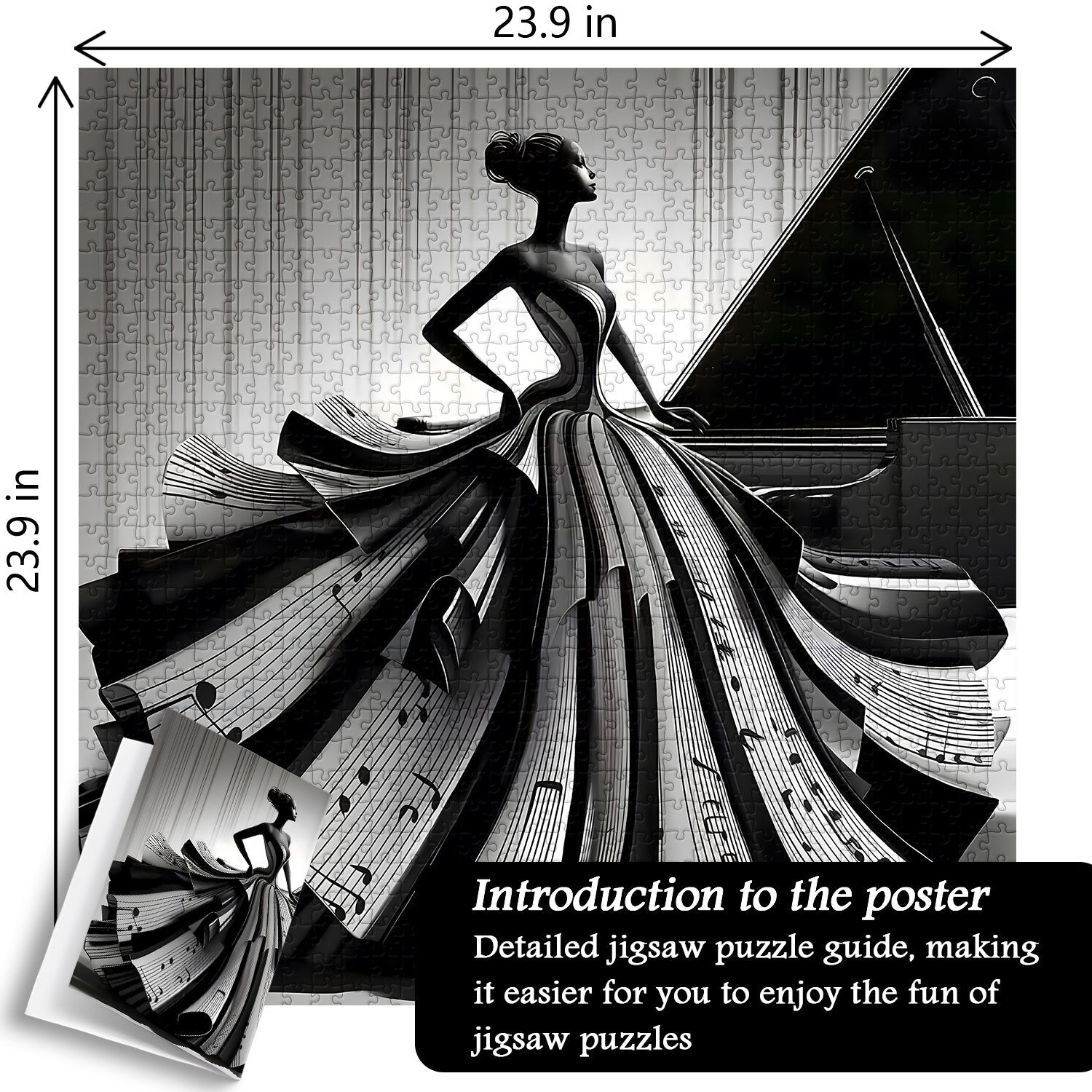 Piano Muse Jigsaw Puzzle 1000 Pieces