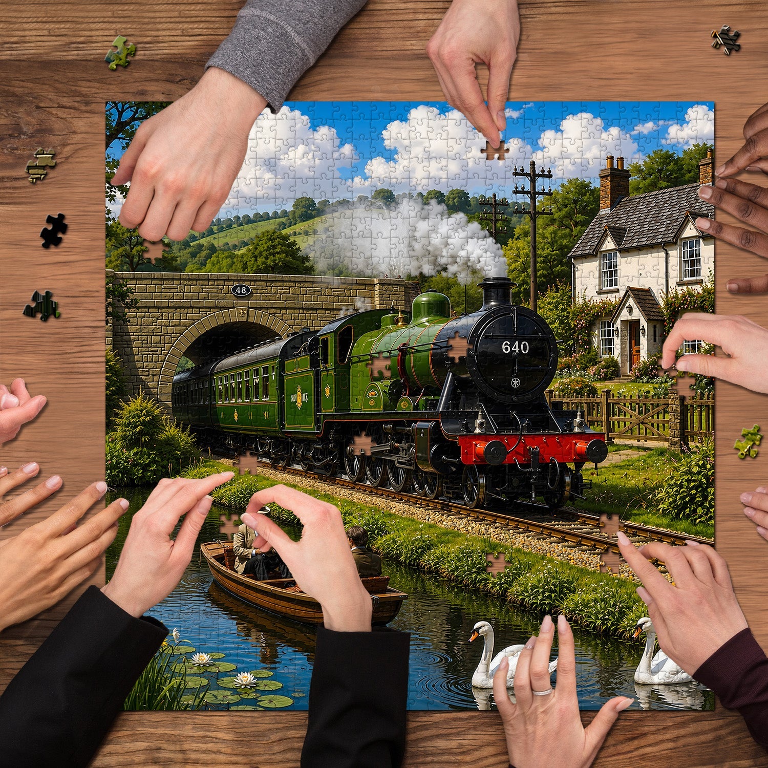 Steam & Stream Jigsaw Puzzle 1000 Pieces