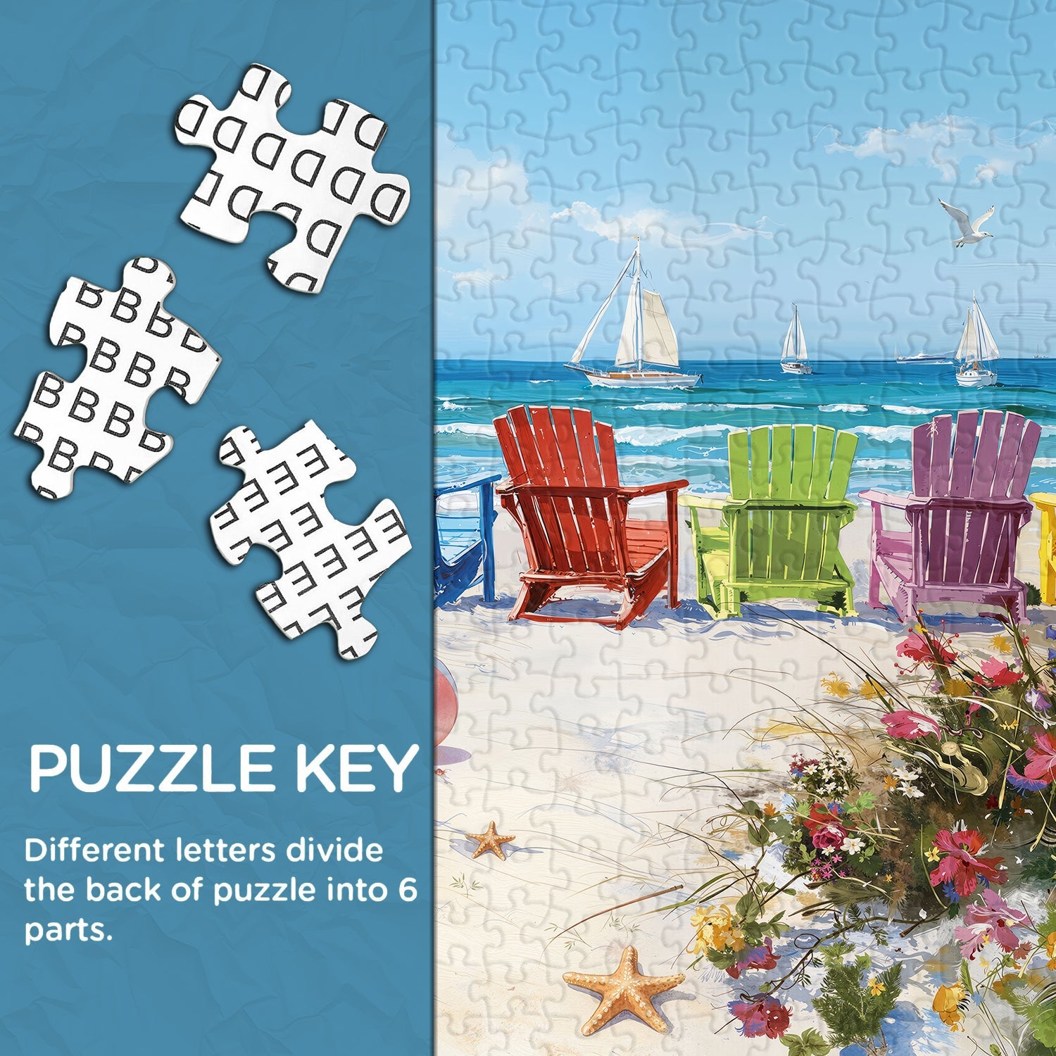 Puzzle sulla brezza costiera, 1000 pezzi