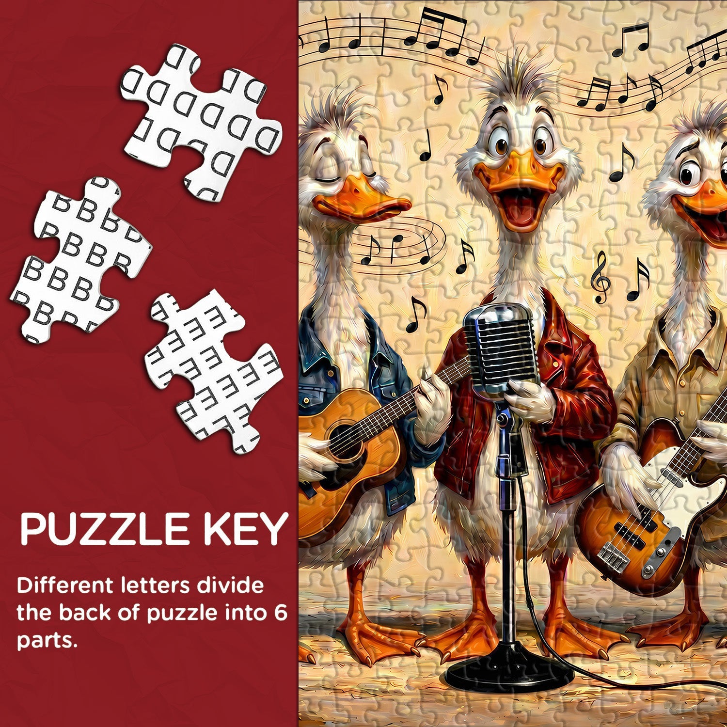 Entenband-Puzzle 1000 Teile