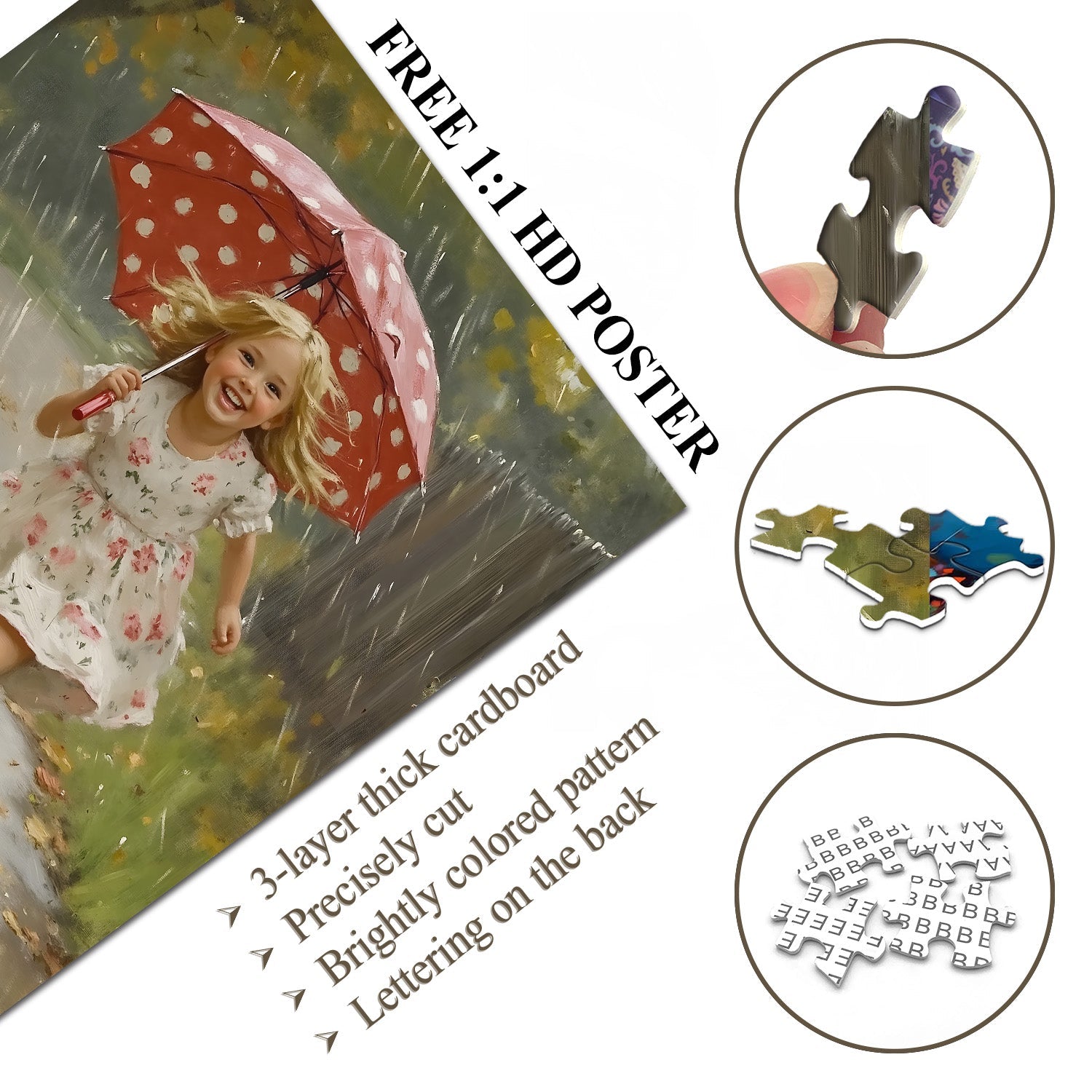 Rainy Day Joy Jigsaw Puzzle 1000 Pieces