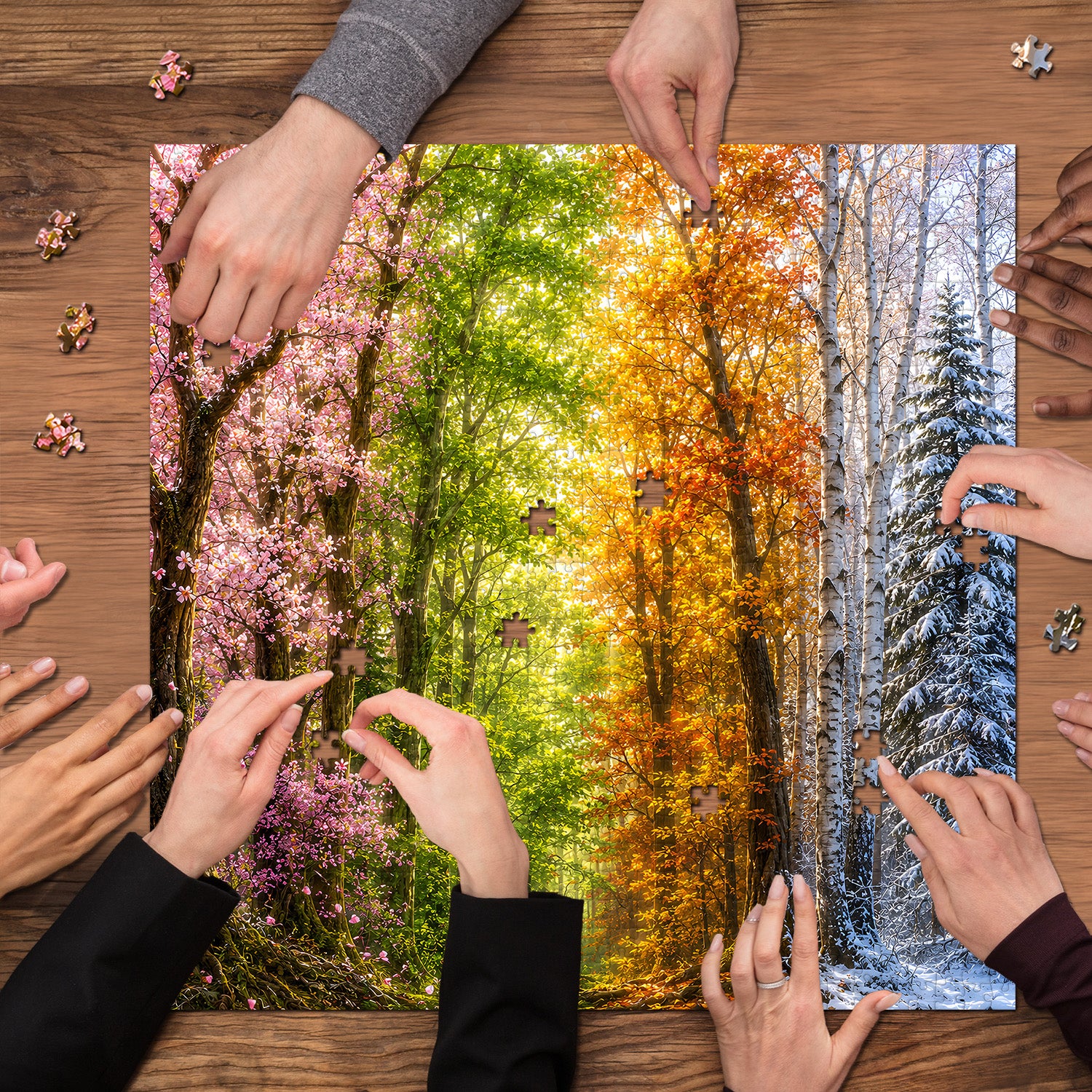 Seasons’ Grove Jigsaw Puzzle 1000 Pieces
