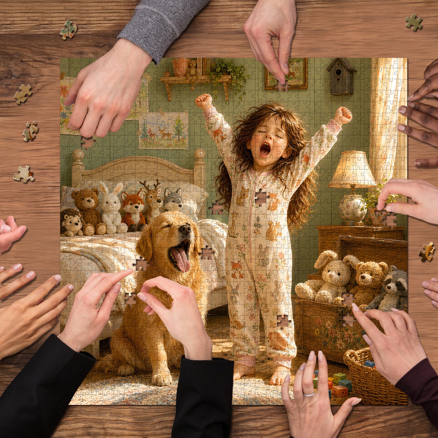 Morning Yawns Jigsaw Puzzle 1000 Pieces