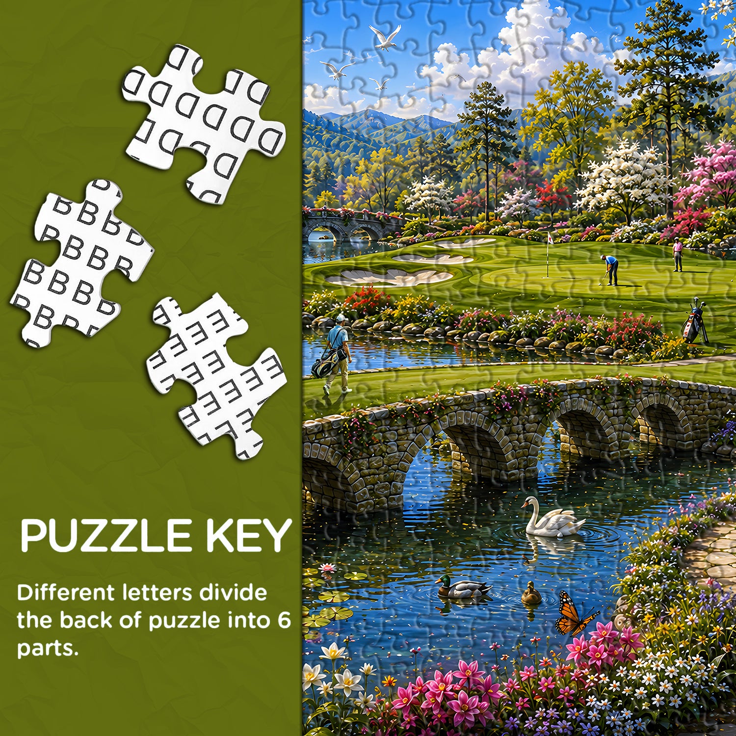 Lakeside Golf Paradise Jigsaw Puzzle 1000 Pieces