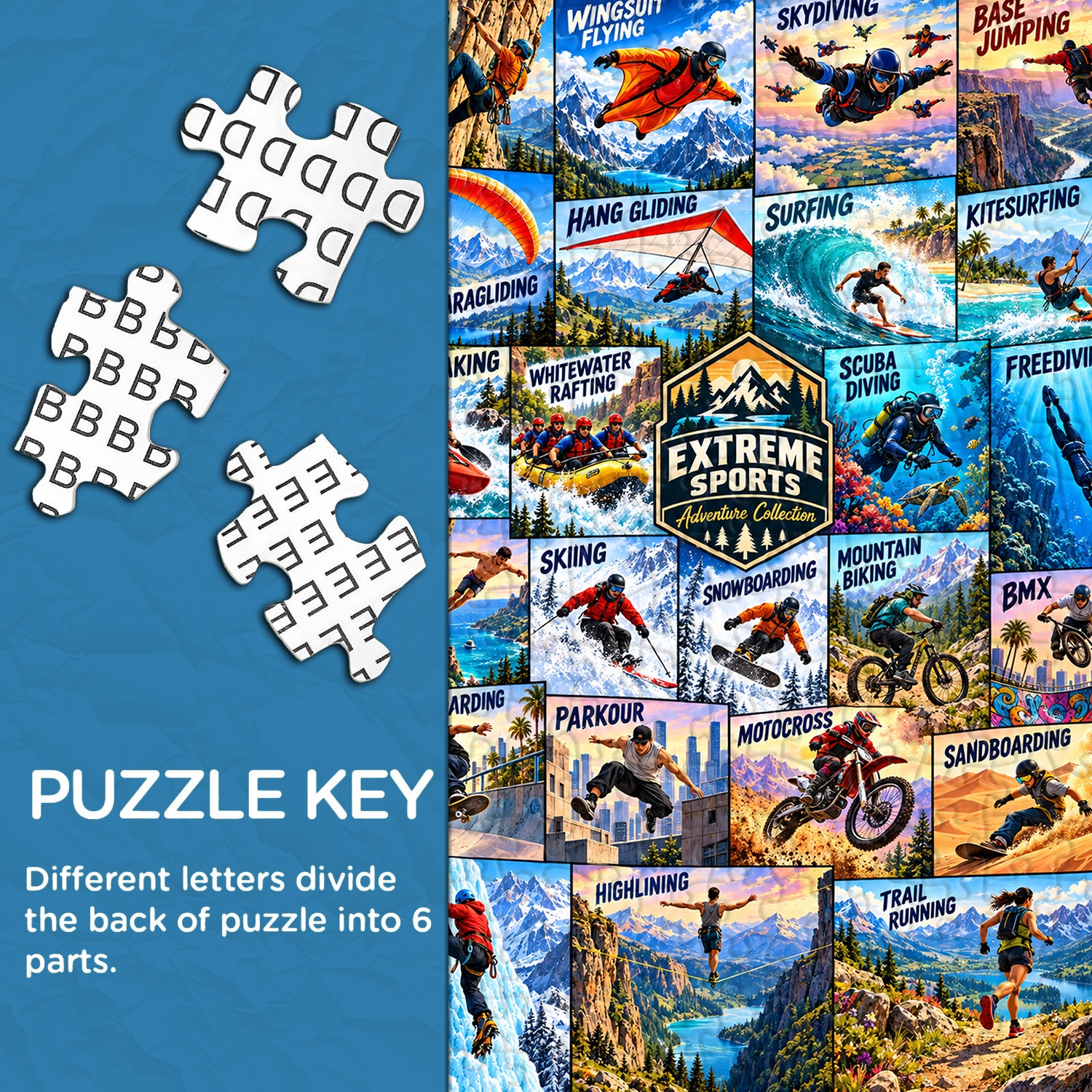 Extreme Adventure Collection Jigsaw Puzzle 1000 Pieces