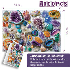 Fantasy gemm secret puzzle 1000 pièces