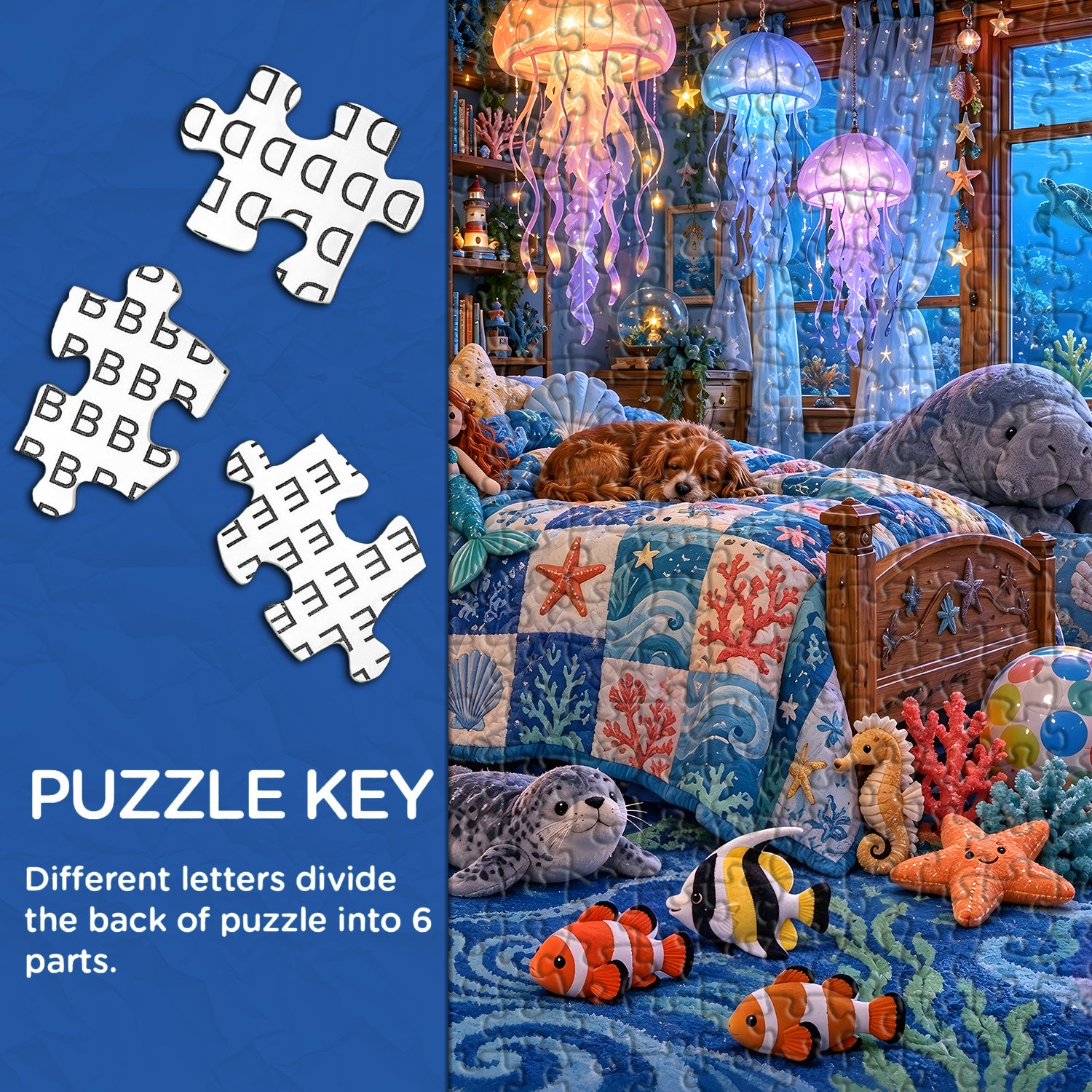 Dreamy Ocean Bedroom Jigsaw Puzzle 1000 Pieces