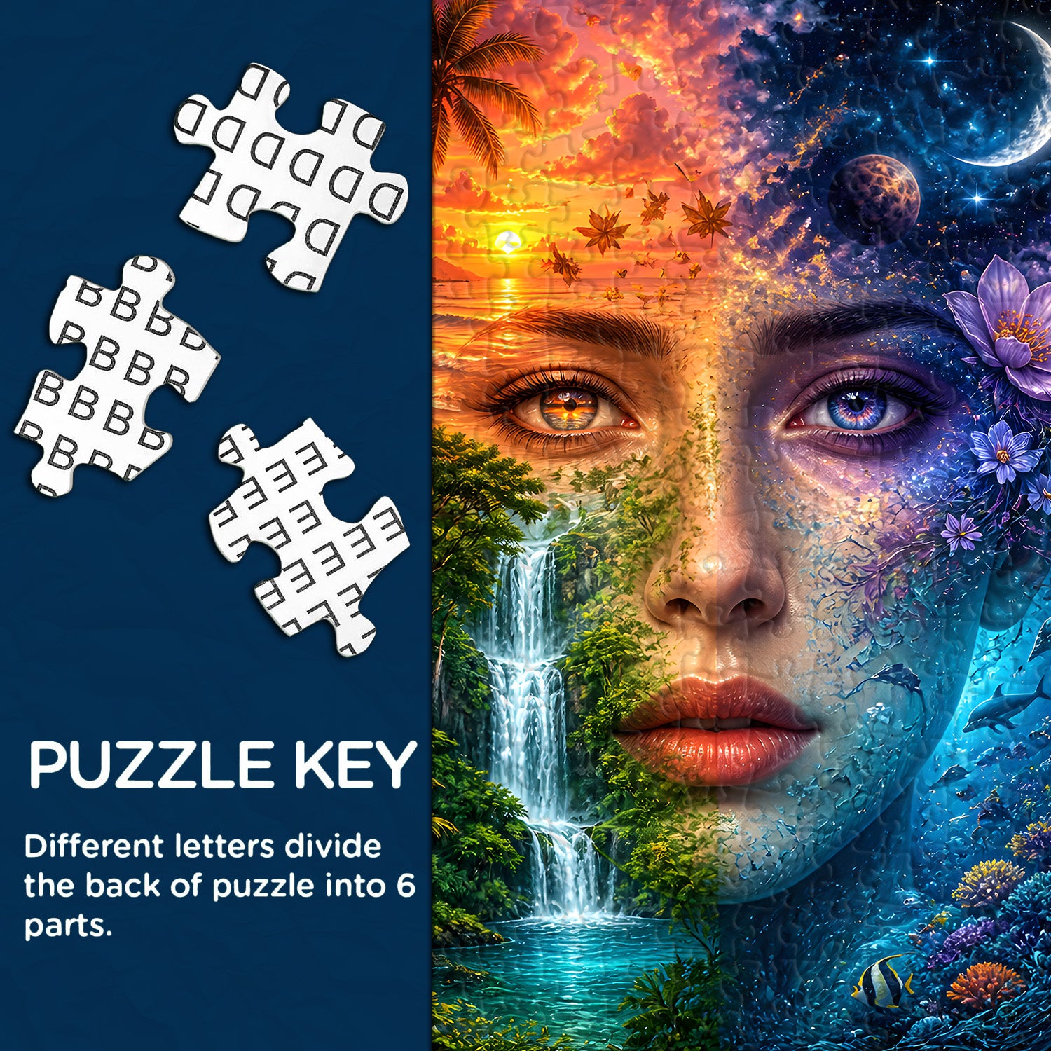 Halves of Nature Jigsaw Puzzle 1000 Pieces