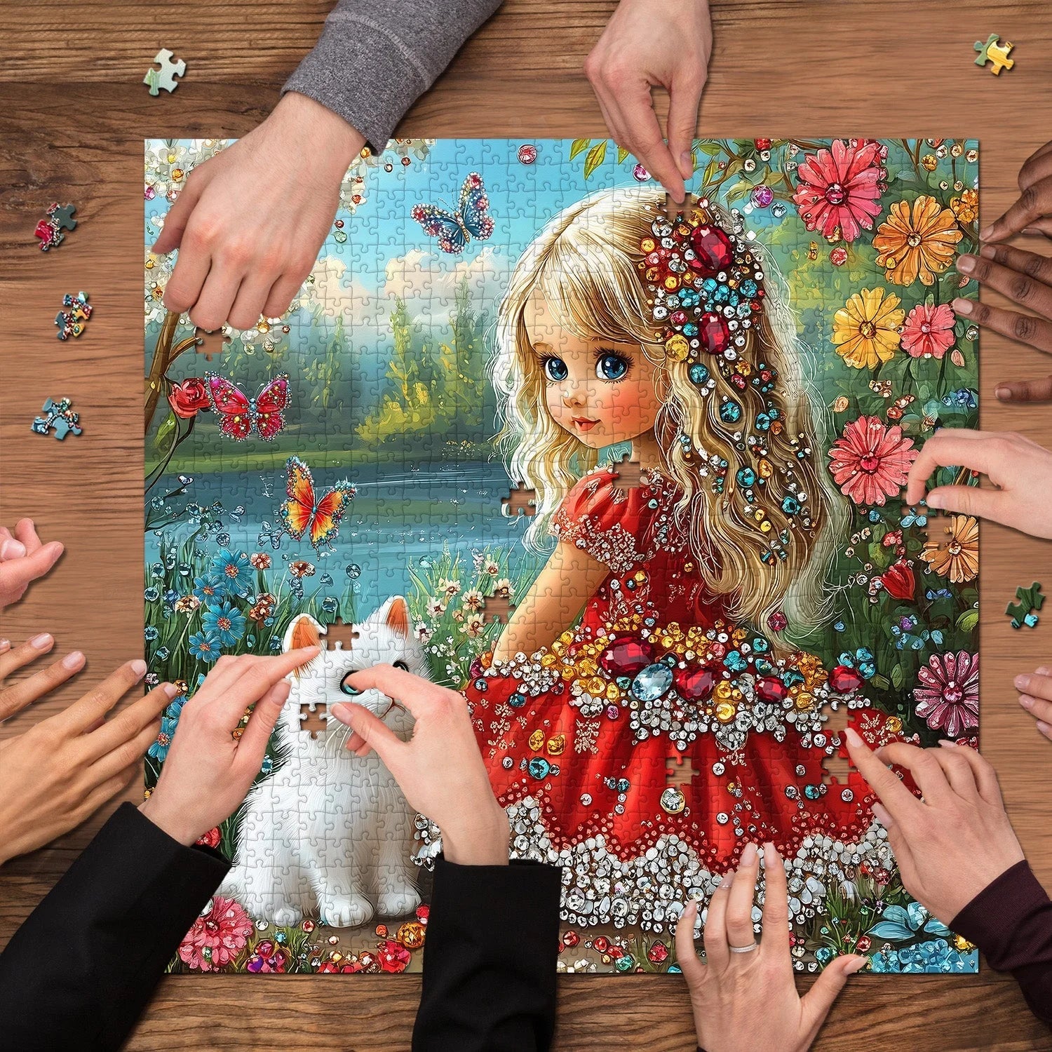 Gemstone Girl Puzzle 1000 pièces