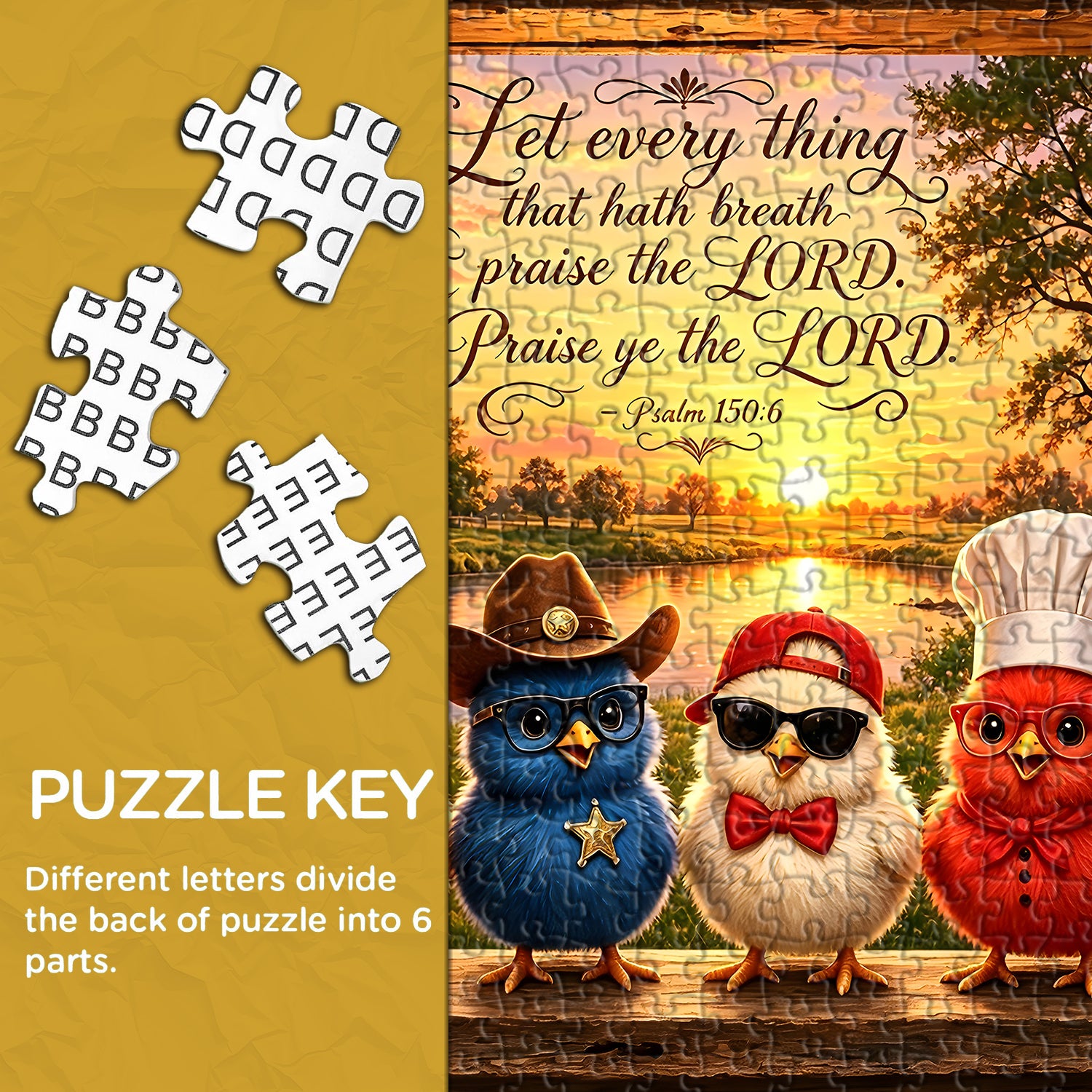 Chicks of Praise Jigsaw Puzzle 1000 Pieces