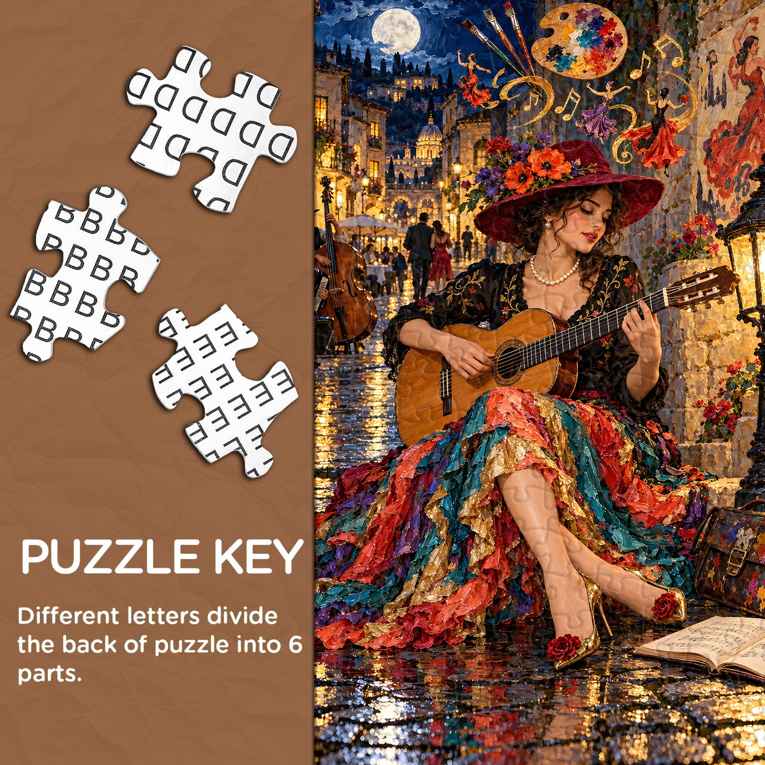Serenade Under the Moon Jigsaw Puzzle 1000 Pieces