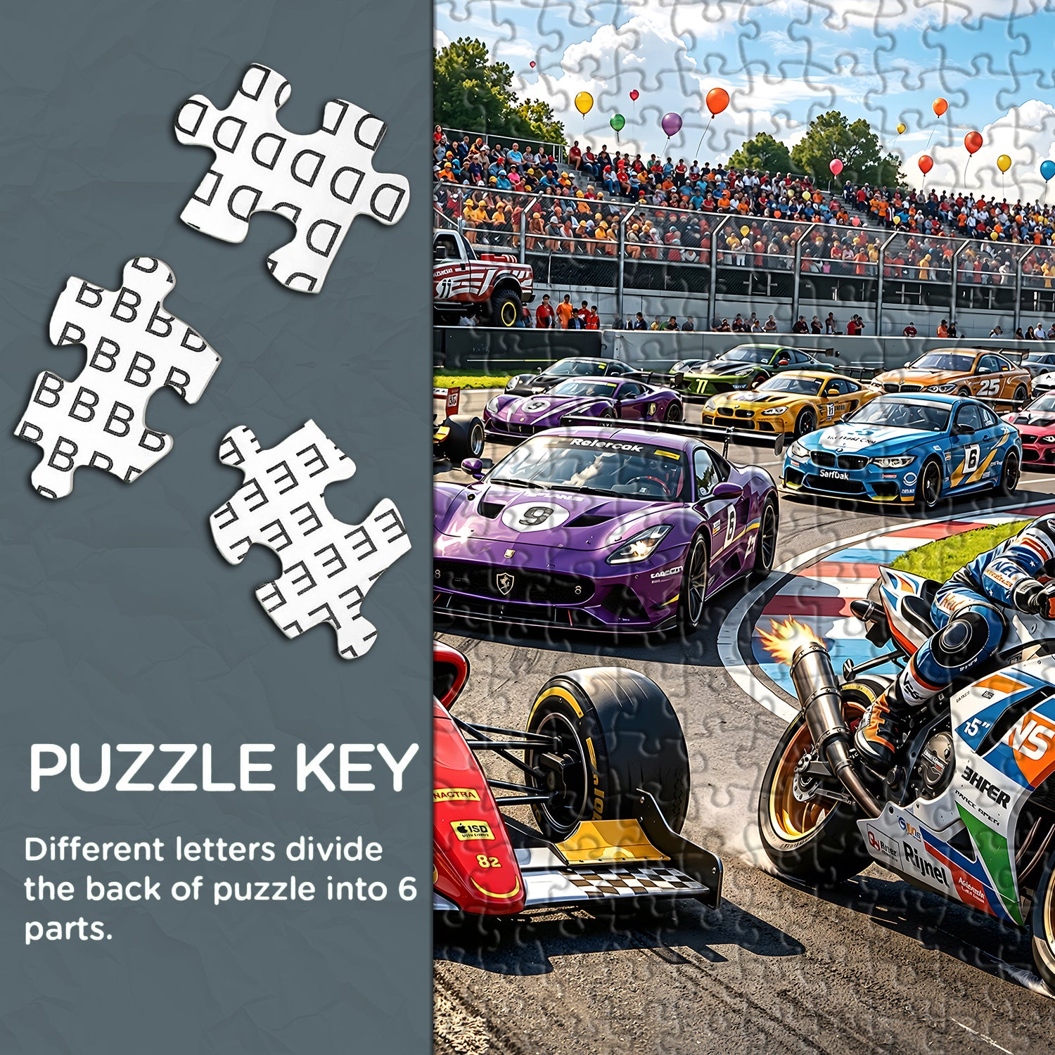 Track Fleet Jigsaw Puzzle 1000 Pieces