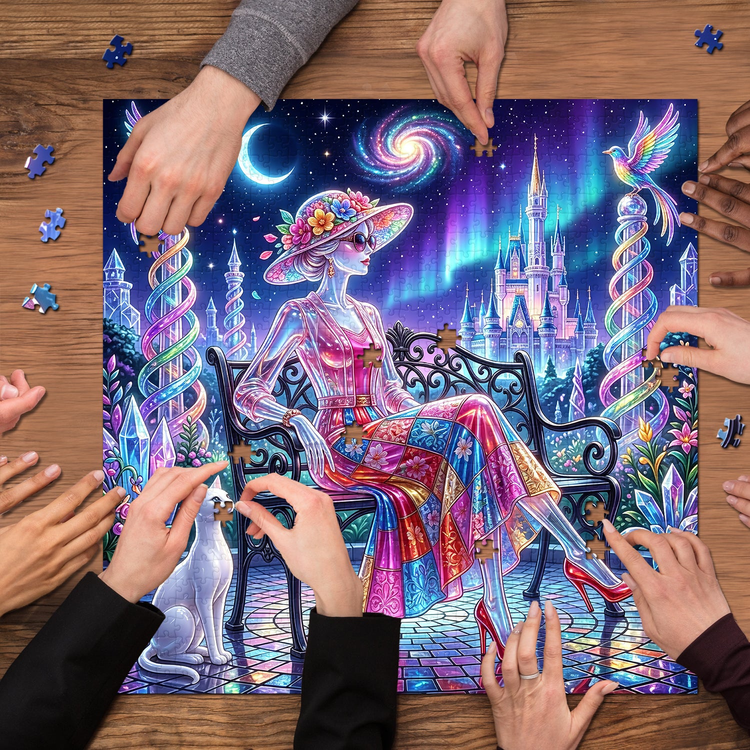 Magical Crystal Realm Jigsaw Puzzle 1000 Pieces