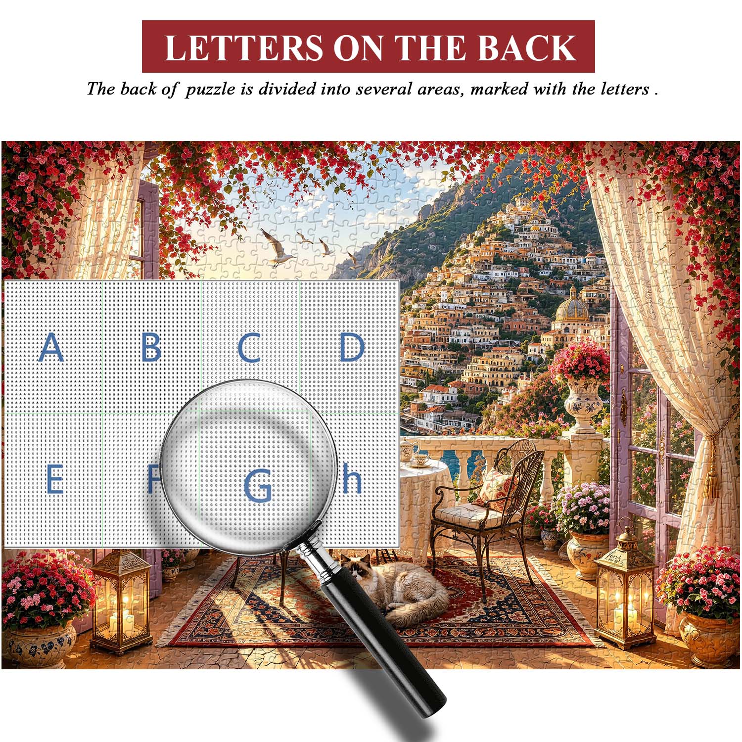 Golden Ocean Veranda Jigsaw Puzzle 1000 Pieces