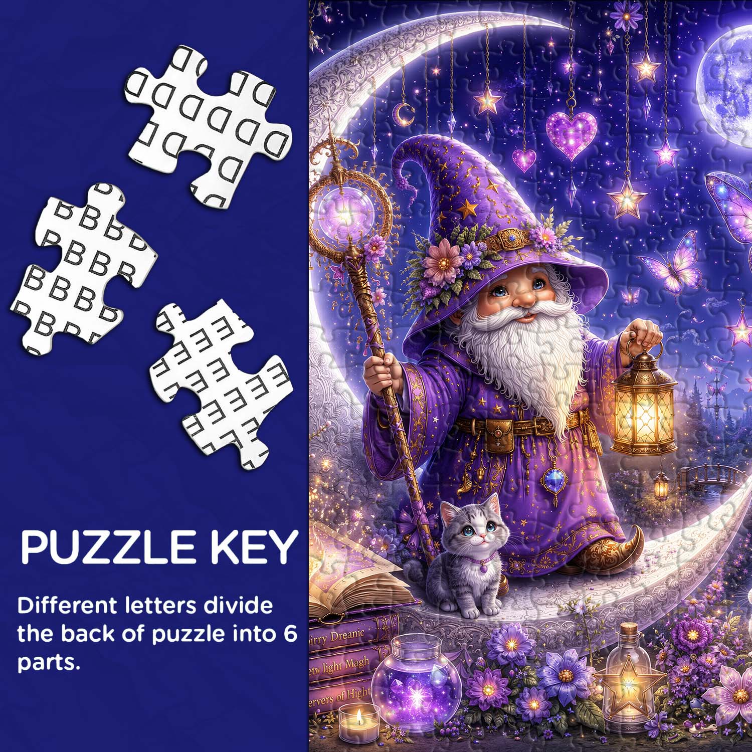 Starry Gnome Dream Jigsaw Puzzle 1000 Pieces