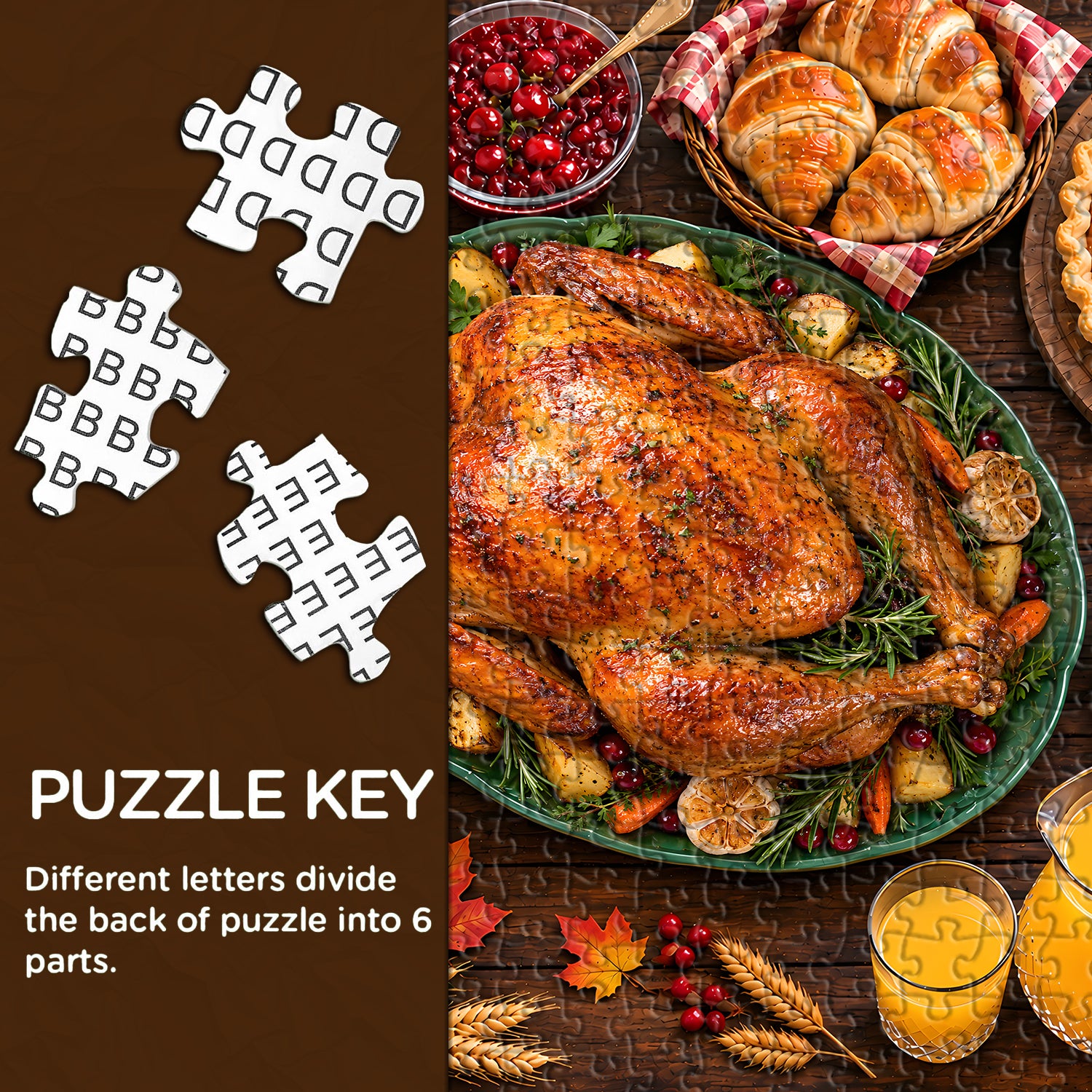 Puzzle Fête de Thanksgiving 1000 pièces
