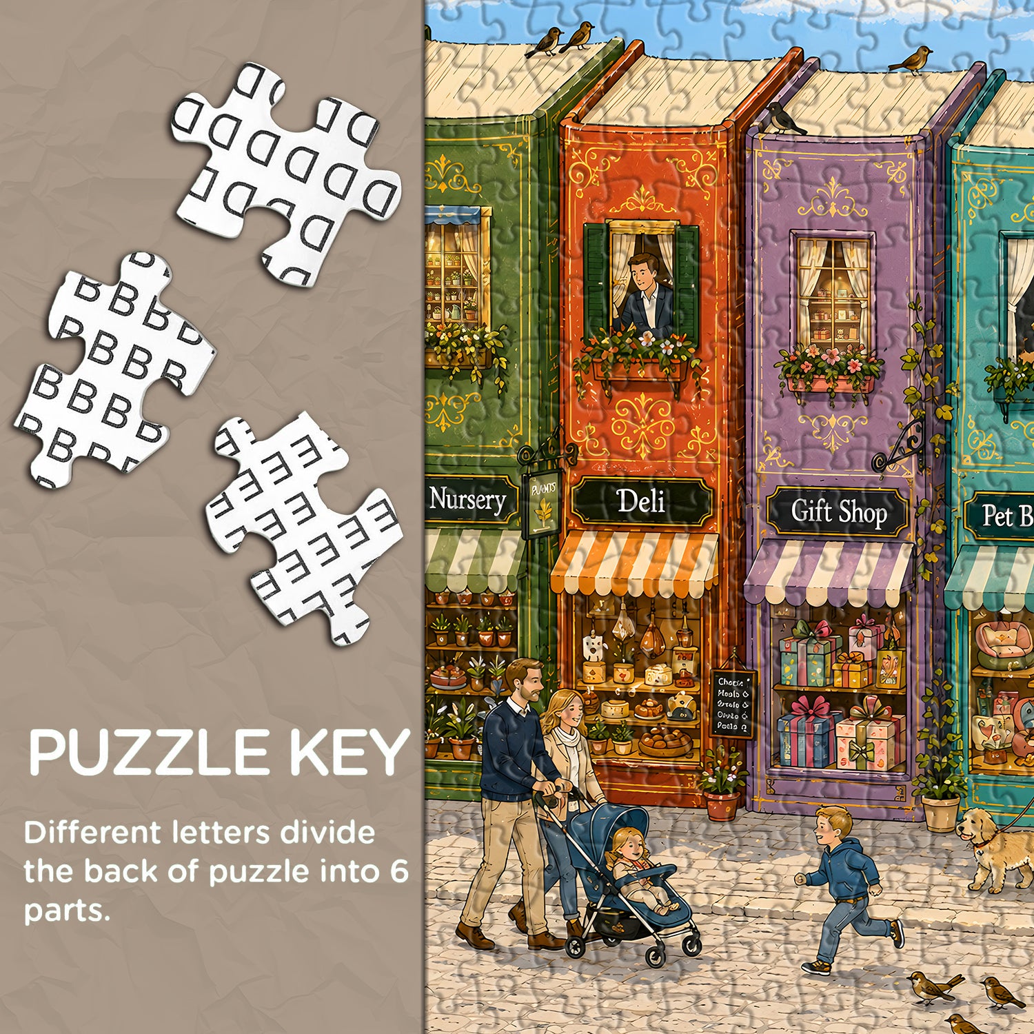Storybook Lane Jigsaw Puzzle 1000 Pieces