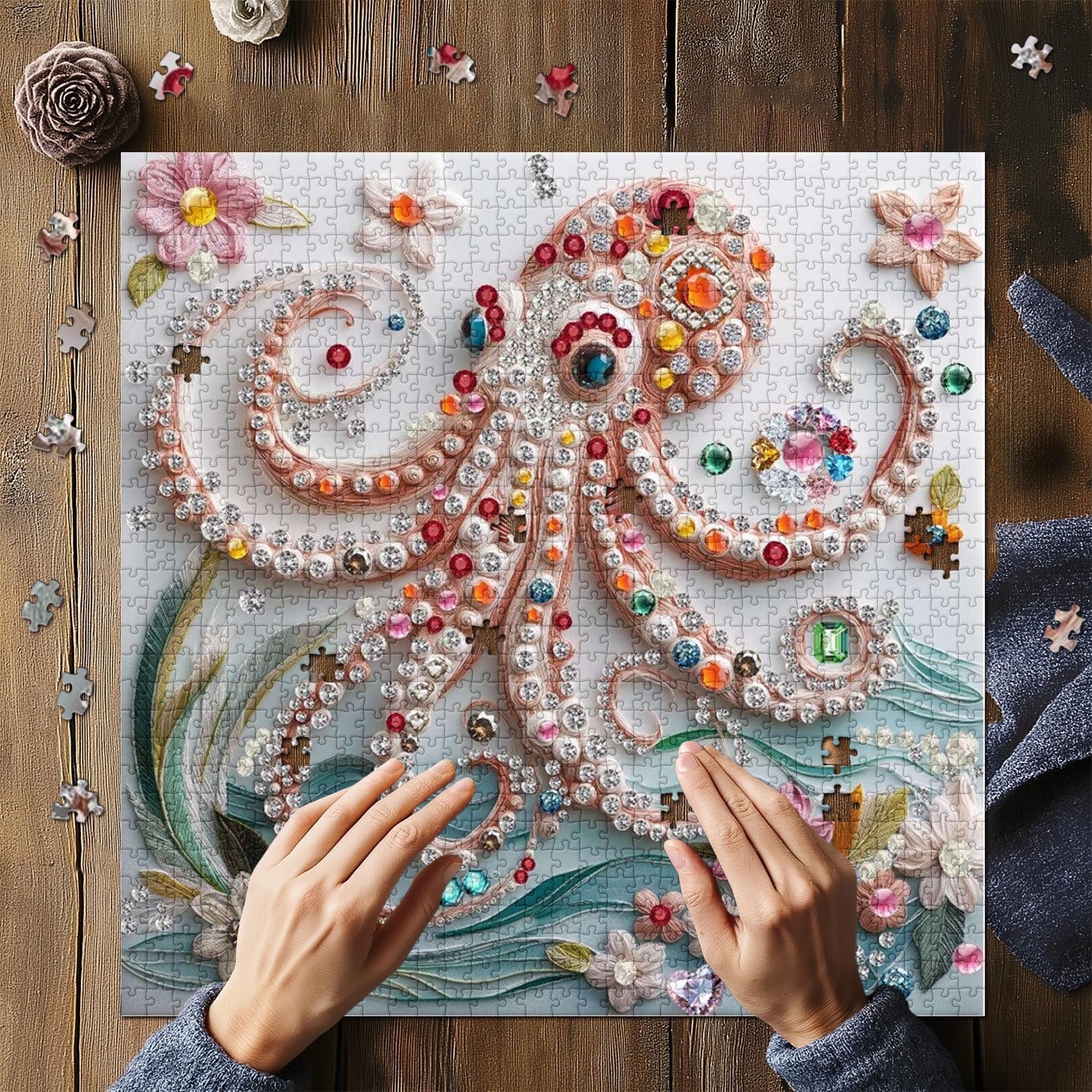 Jeweled Octopus Jigsaw Puzzles 1000 Pieces