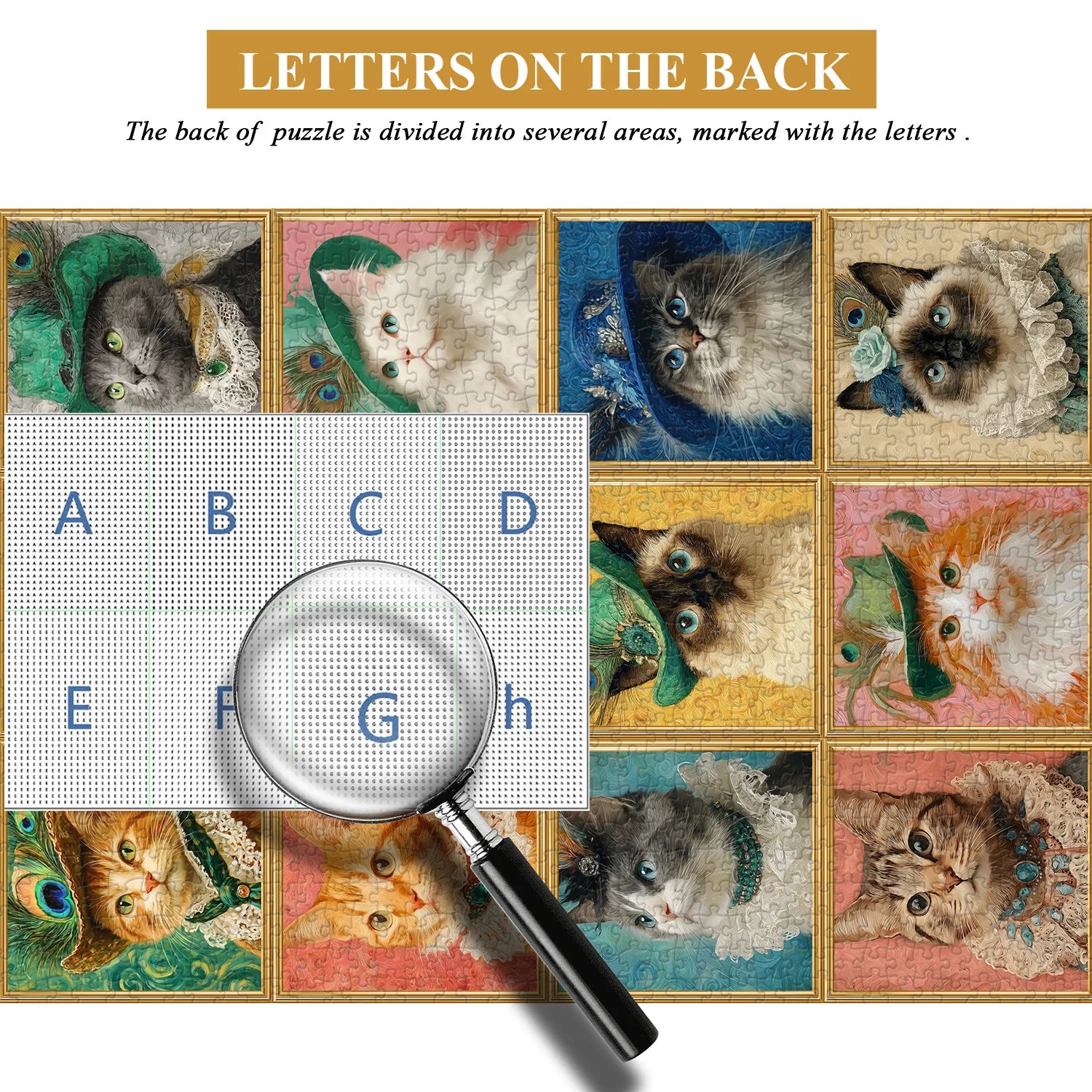 Vintage Cat Collection Jigsaw Puzzle 1000 Pieces