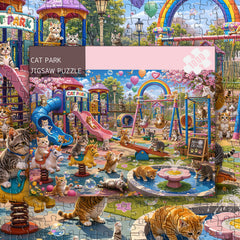 Cat Park Jigsaw Puzzle 1000 Pieces