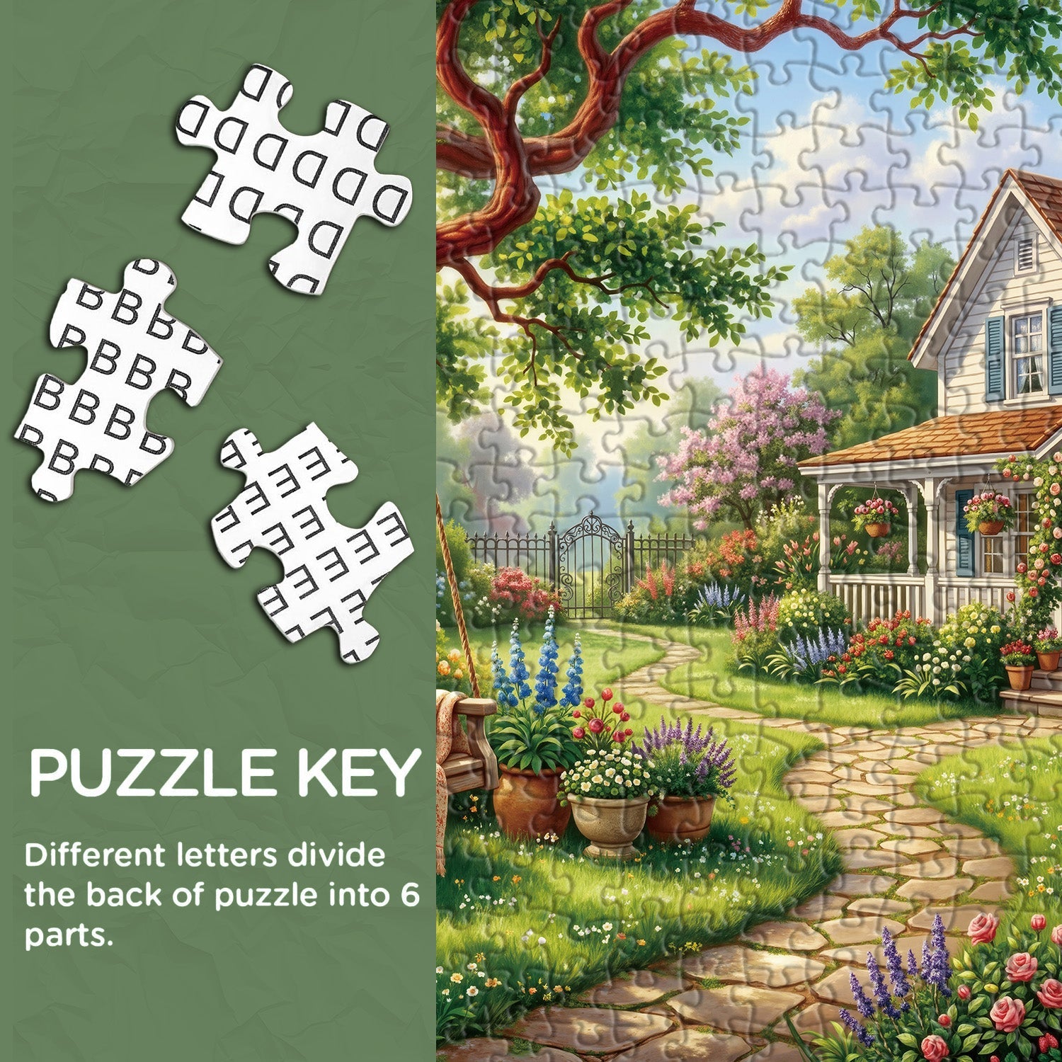 Sunny Swing Garden Puzzle 1000 Teile