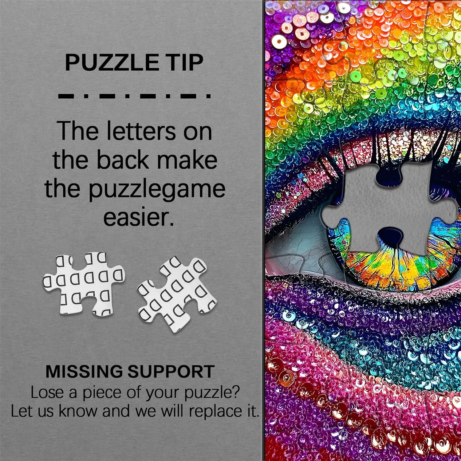 Rainbow Eye Puzzle de puzzle 1000 pièces