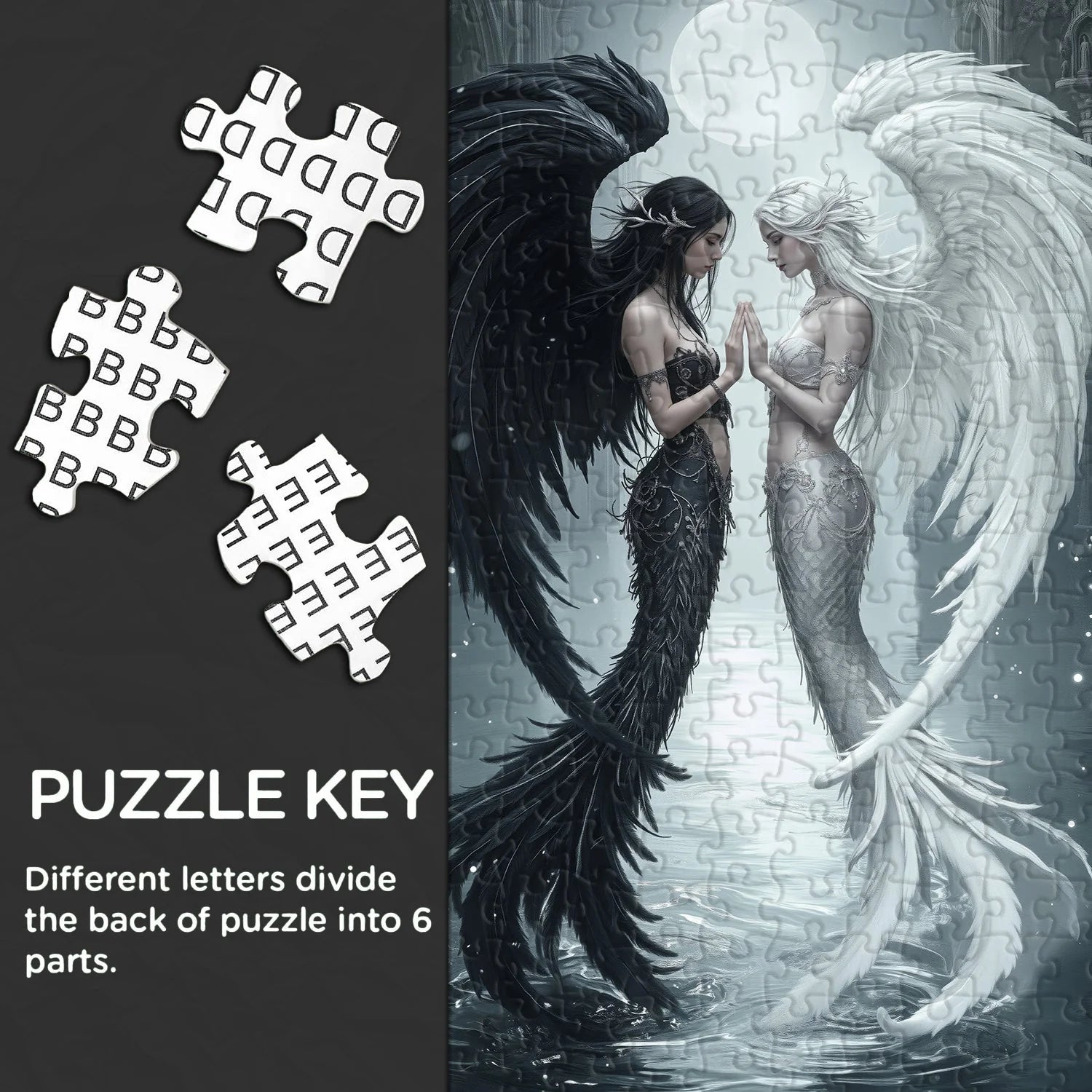 Moonlit Duality Jigsaw Puzzle 1000 Pieces