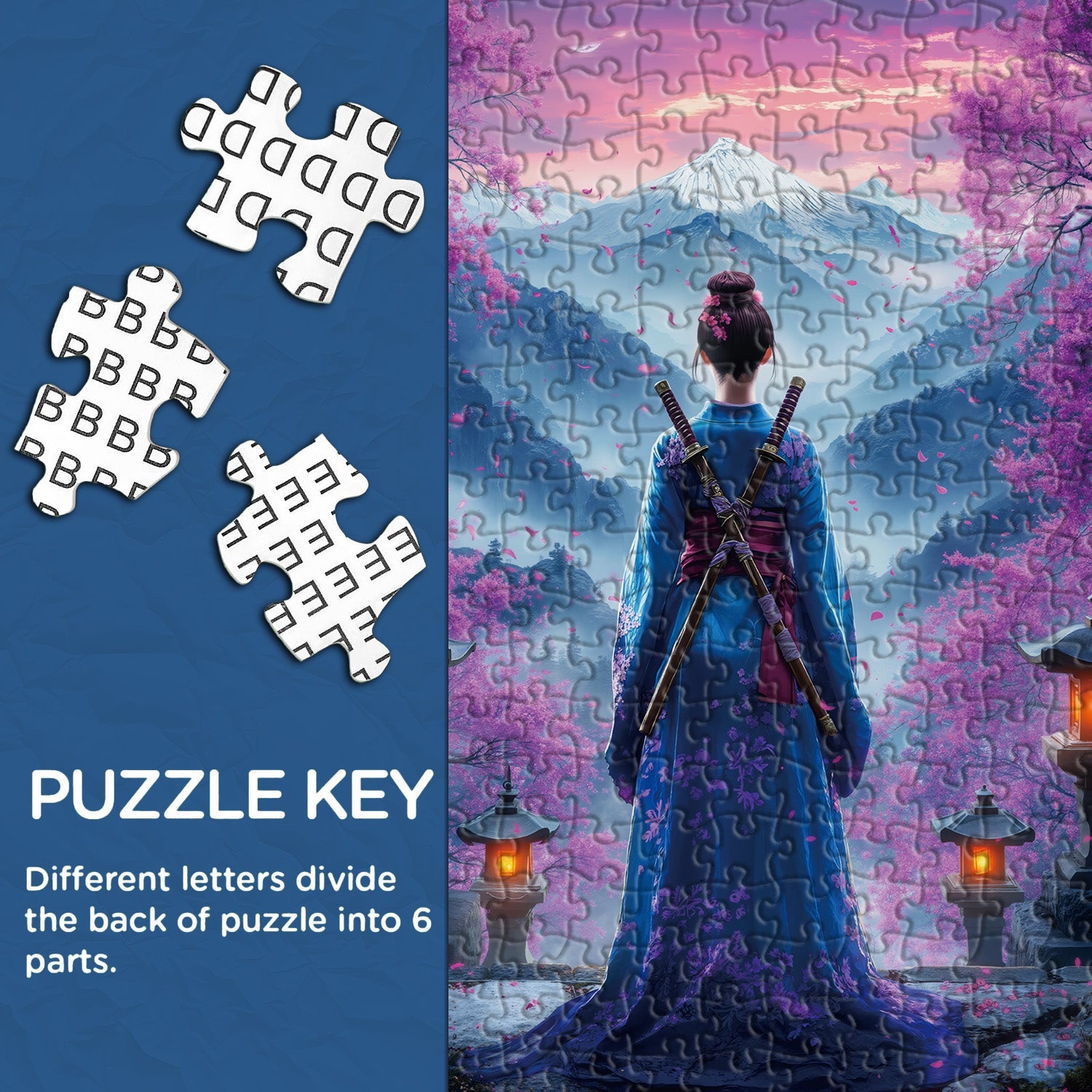 Puzzle Sakura Samurai 1000 pezzi