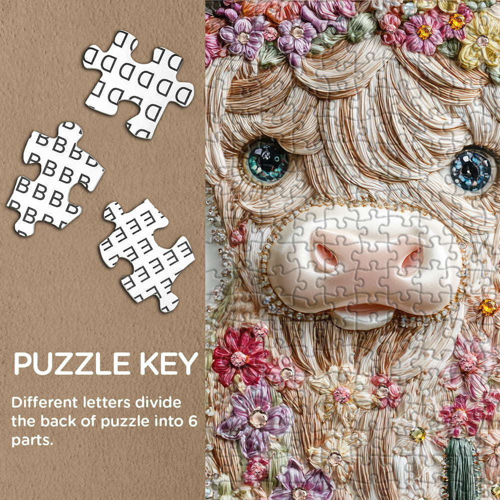 Elegant Cow Jigsaw Puzzles 1000 Pieces