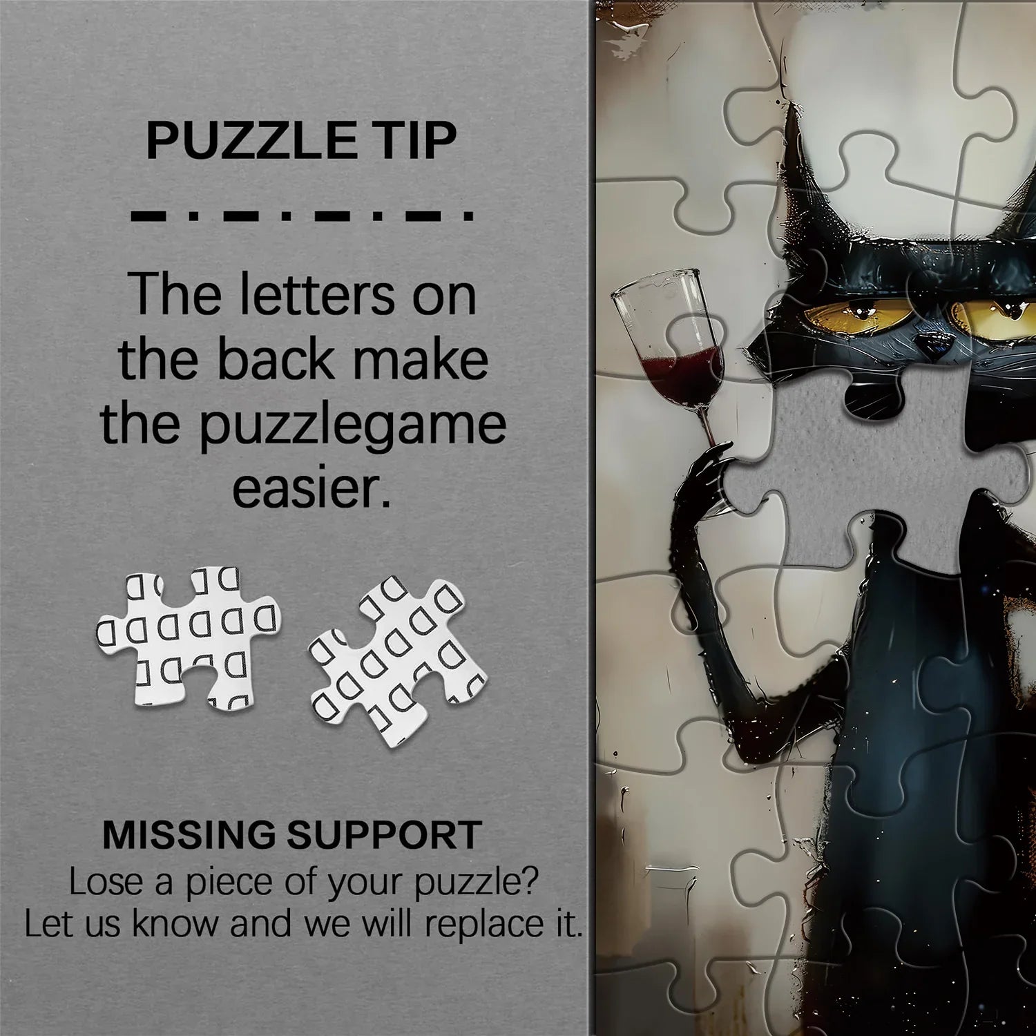 Tipsy Blackcat Puzzle 1000 pièces