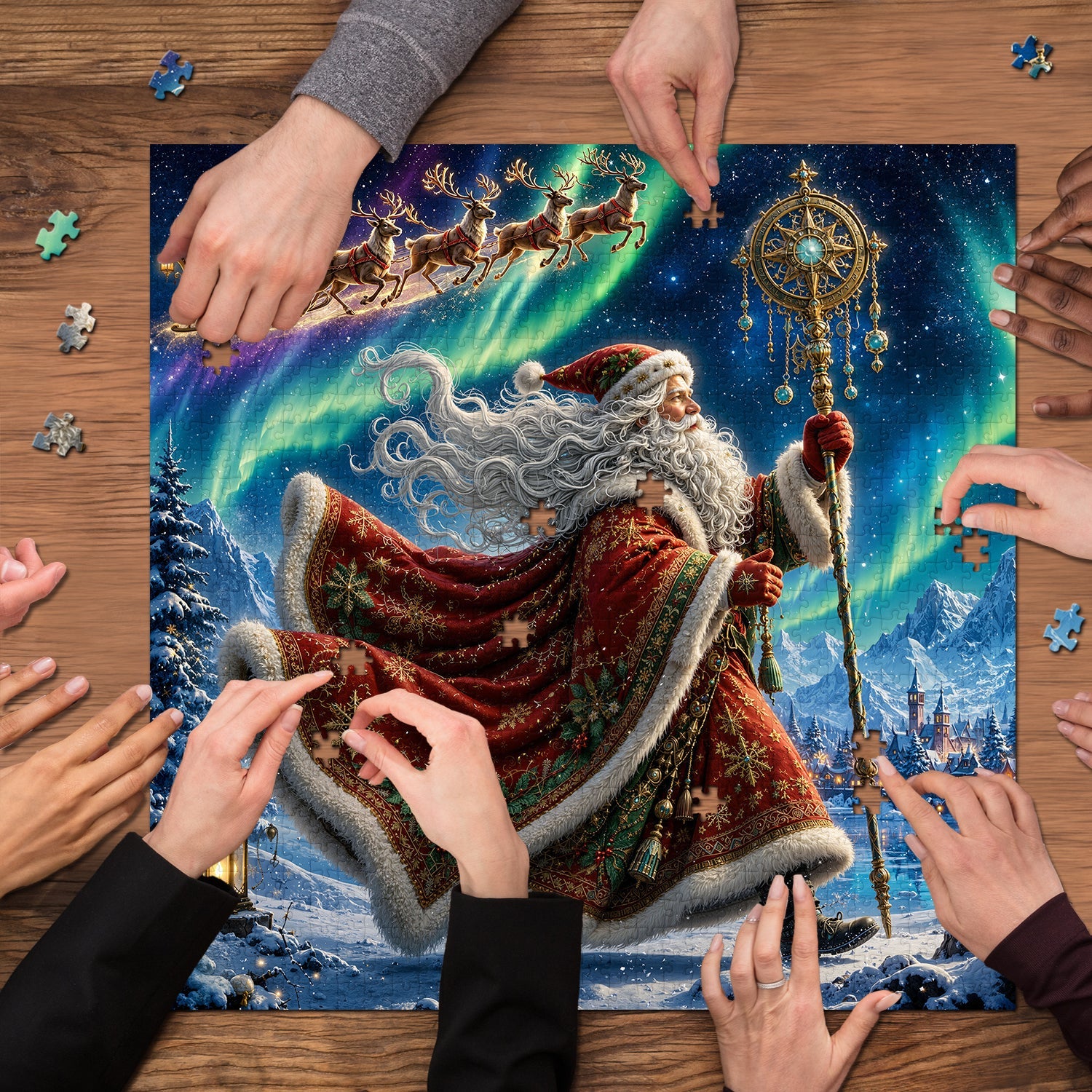 Arctic Christmas Jigsaw Puzzle 1000 Pieces