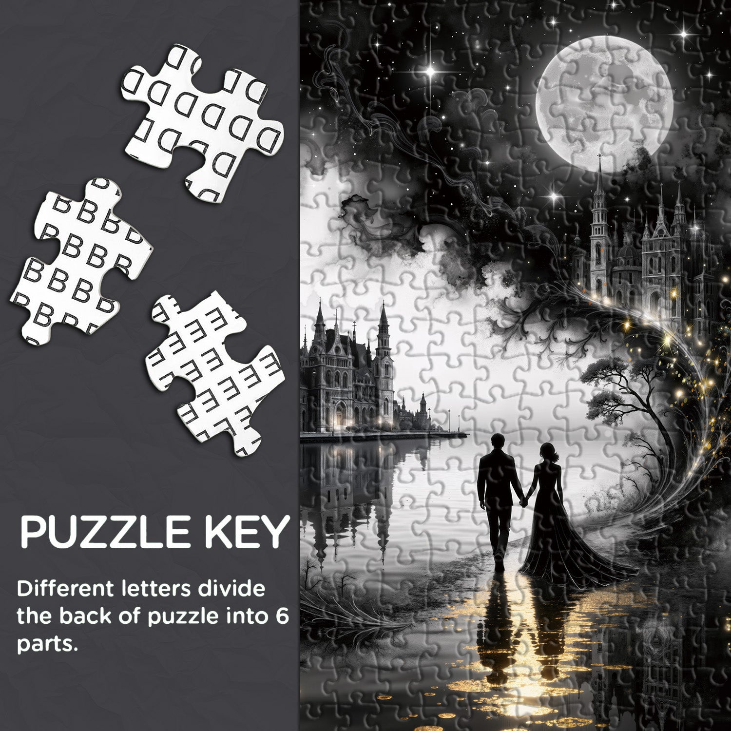 Starry Lovers Jigsaw Puzzle 1000 Pieces