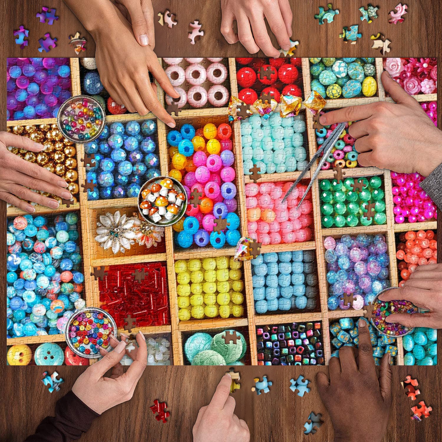 Dancing Beads Jigsaw Puzzle 1000 Pieces