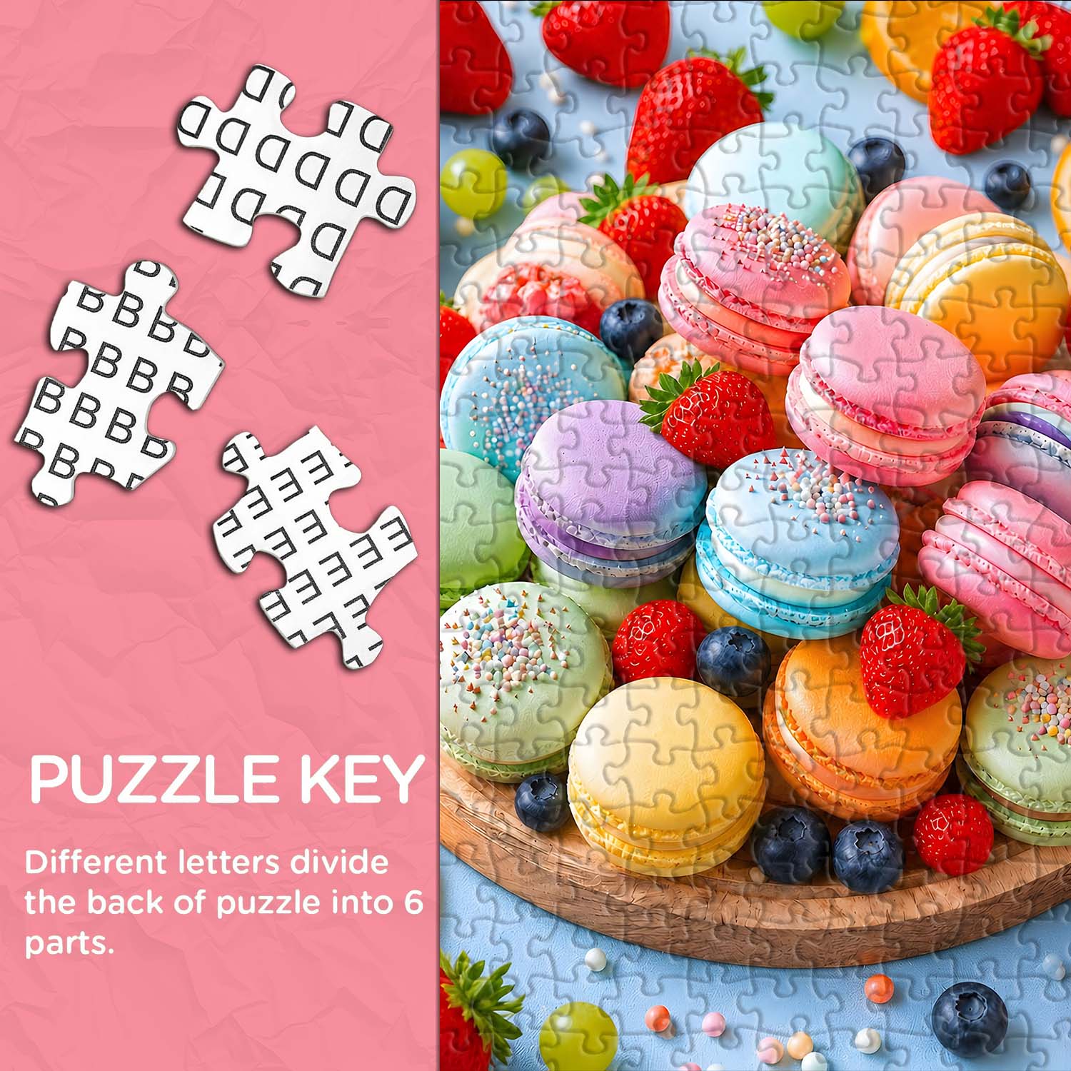 Summer Macaron Platter Jigsaw Puzzle 1000 Pieces