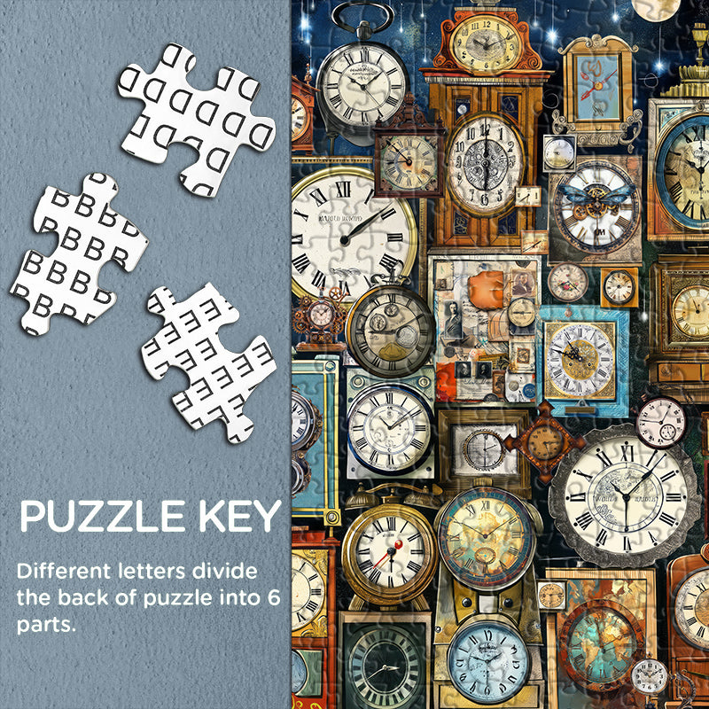 Vintage Clock Jigsaw Puzzles 1000 Pieces