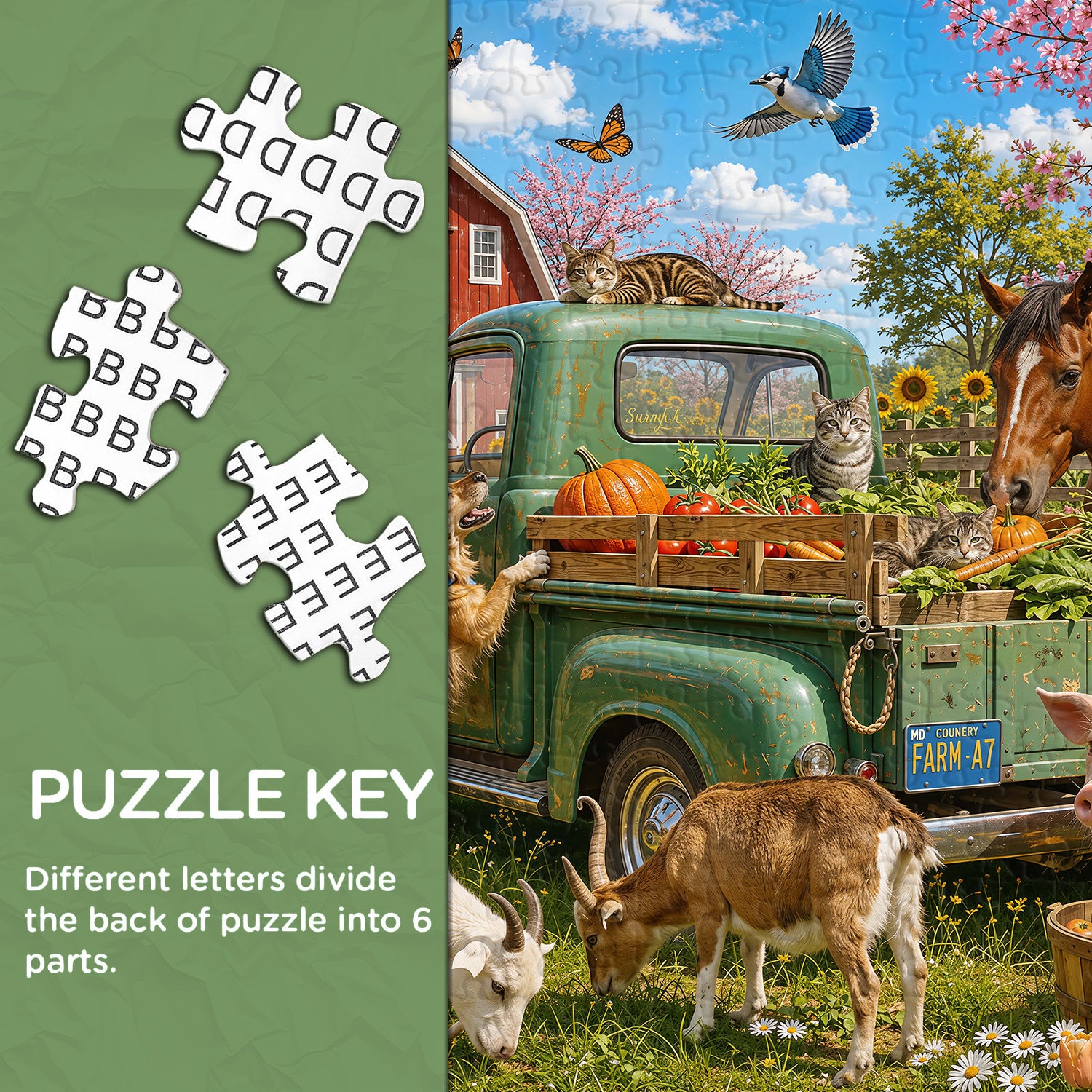 Barnyard Joy Jigsaw Puzzle 1000 Pieces