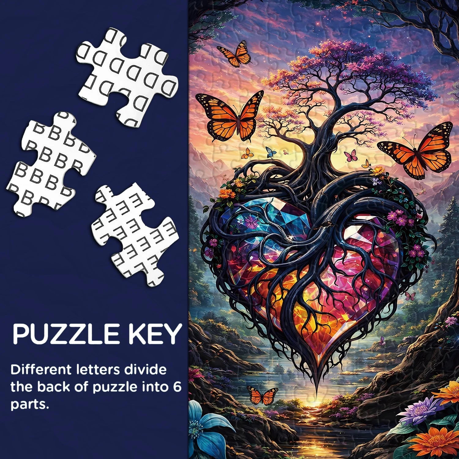 Heart Tree Jigsaw Puzzle 1000 Pieces