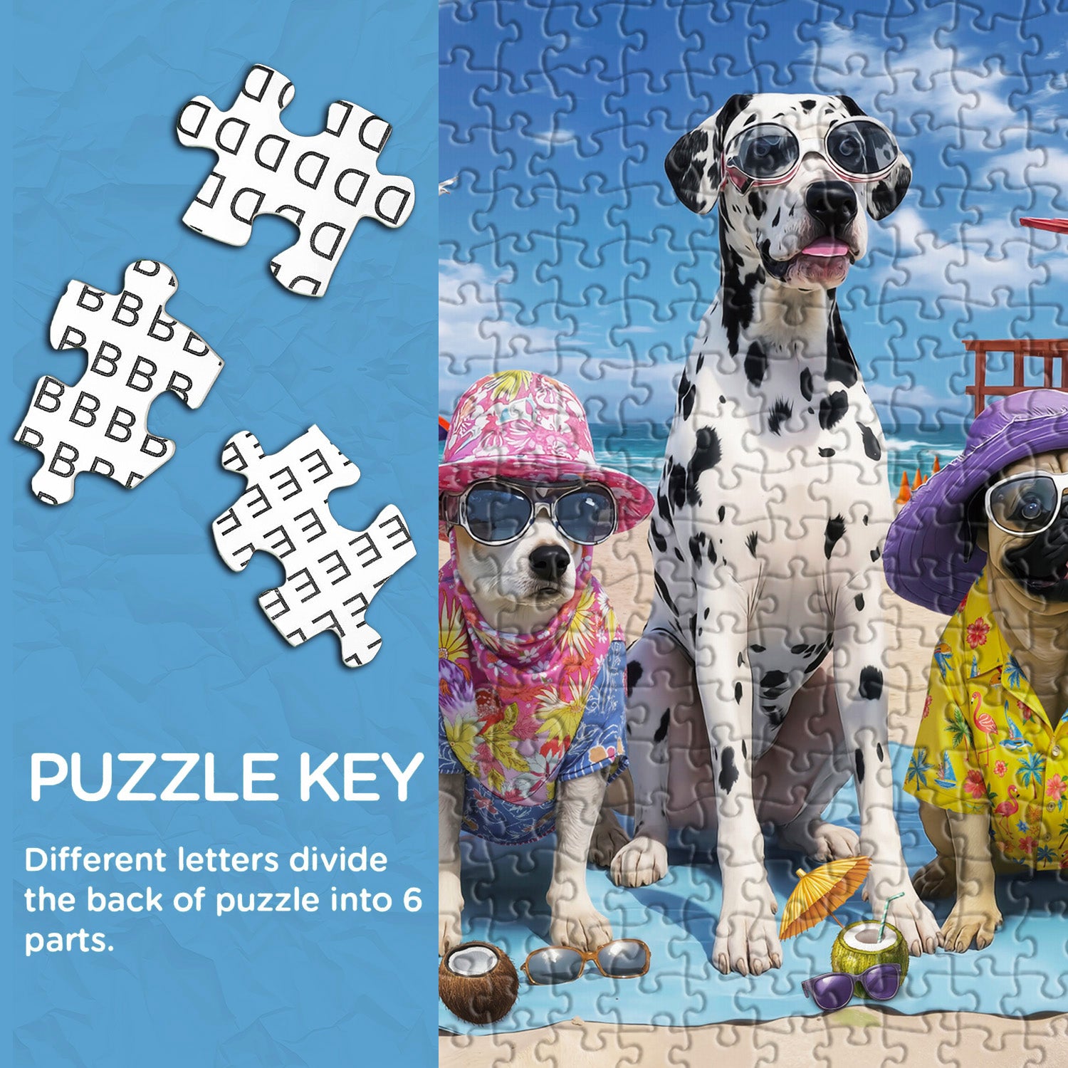 Beach Buddies Jigsaw Puzzle 1000 Pieces