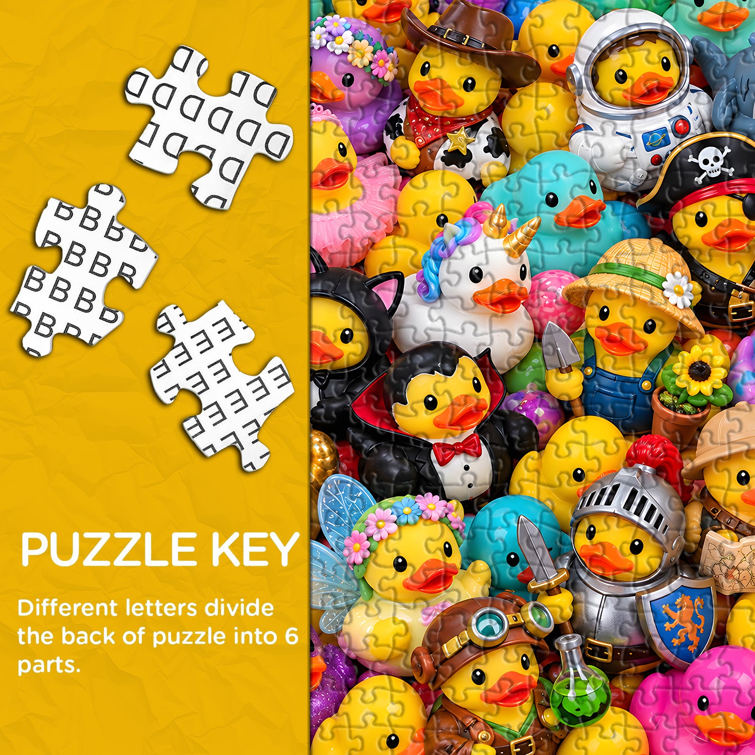 Rubber Duck Fiesta Jigsaw Puzzle 1000 Pieces