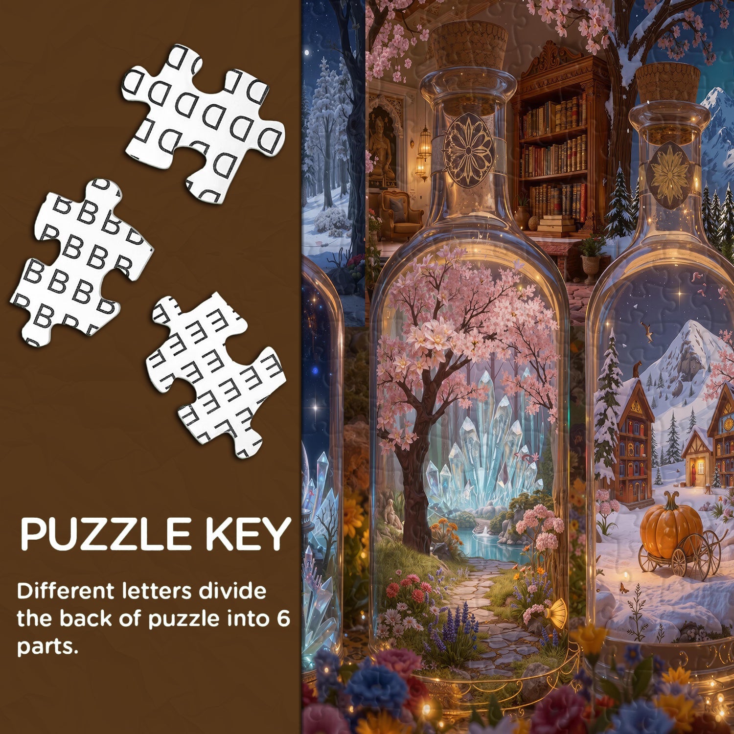 Fantasy Flasks Jigsaw Puzzle 1000 Pieces