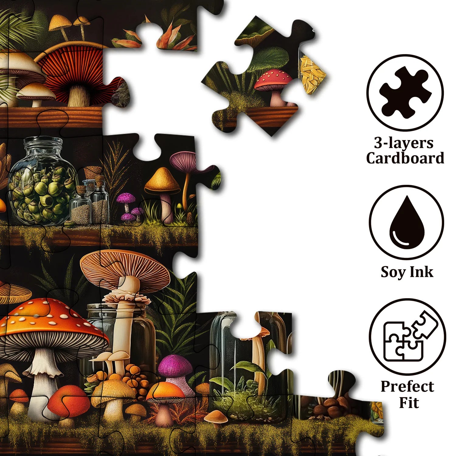 Puzzle de puzzle des champignons 1000 pièces