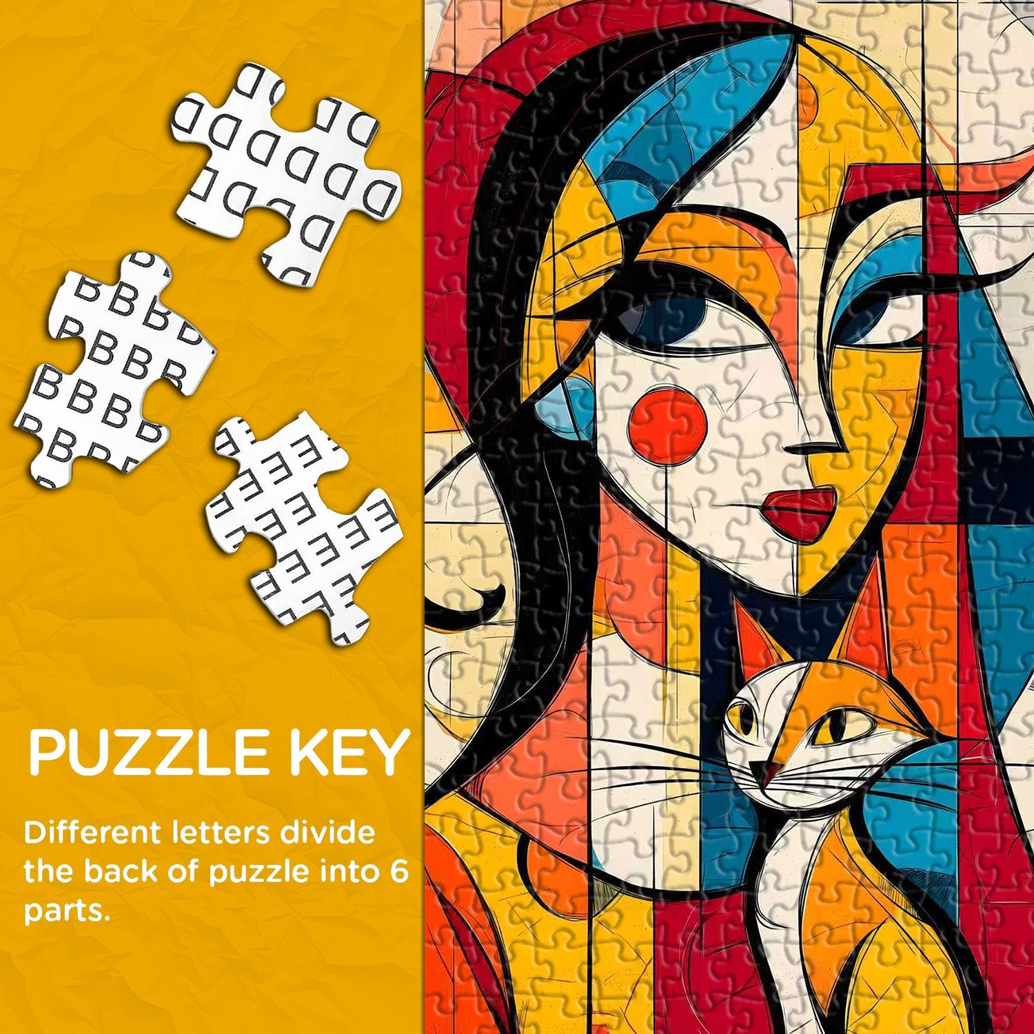 Puzzle mit geometrischem Rhythmus, 1000 Teile