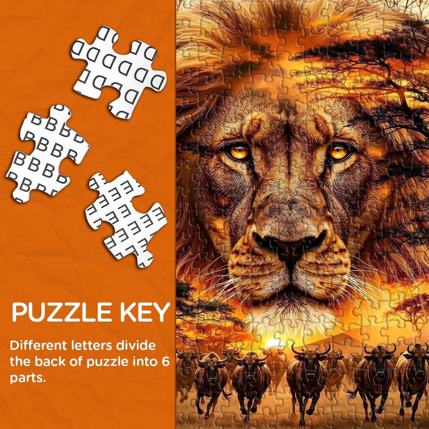 Puzzle del Re delle Praterie, 1000 pezzi