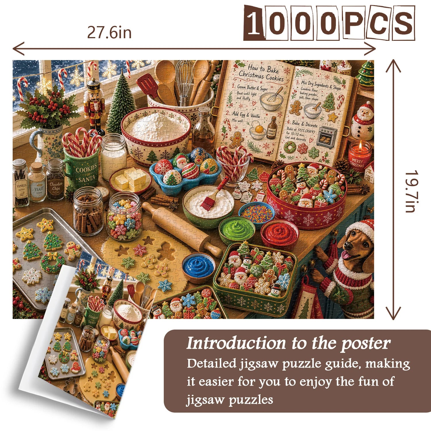 Christmas Bakery Jigsaw Puzzle 1000 Pieces