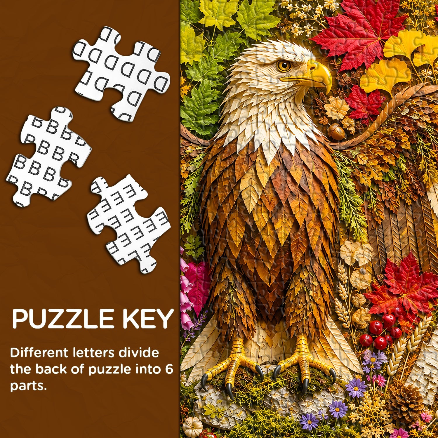 Dual-Season Eagle Jigsaw Puzzle 1000 Pieces