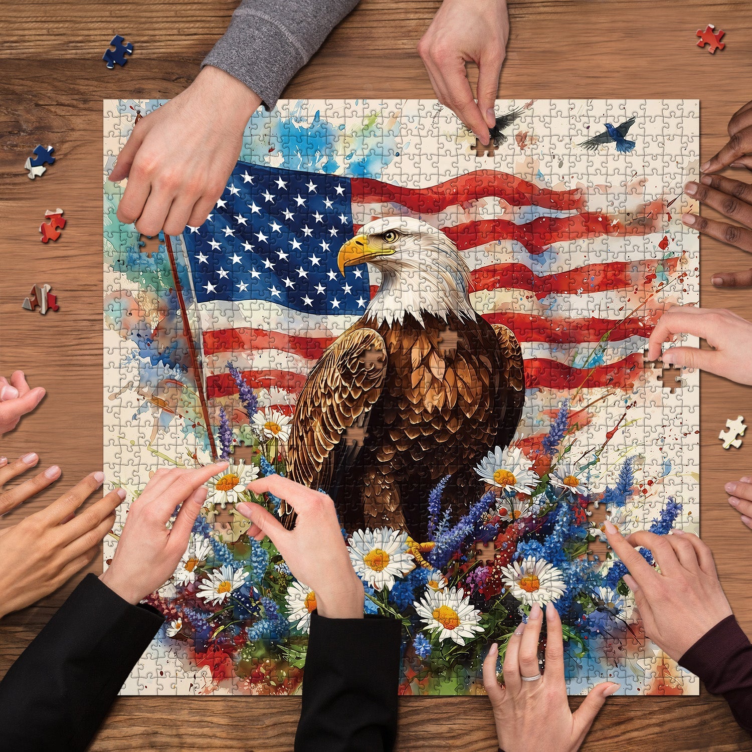 Puzzle dell'Aquila dell'Indipendenza da 1000 pezzi
