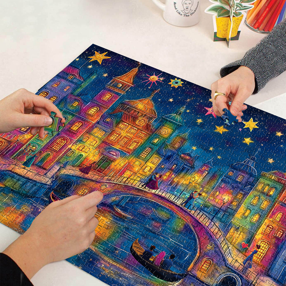 Enchanting Venice Nights Jigsaw Puzzle 1000 Pieces