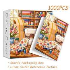 Crafting Corner  Jigsaw Puzzle  1000 Piece