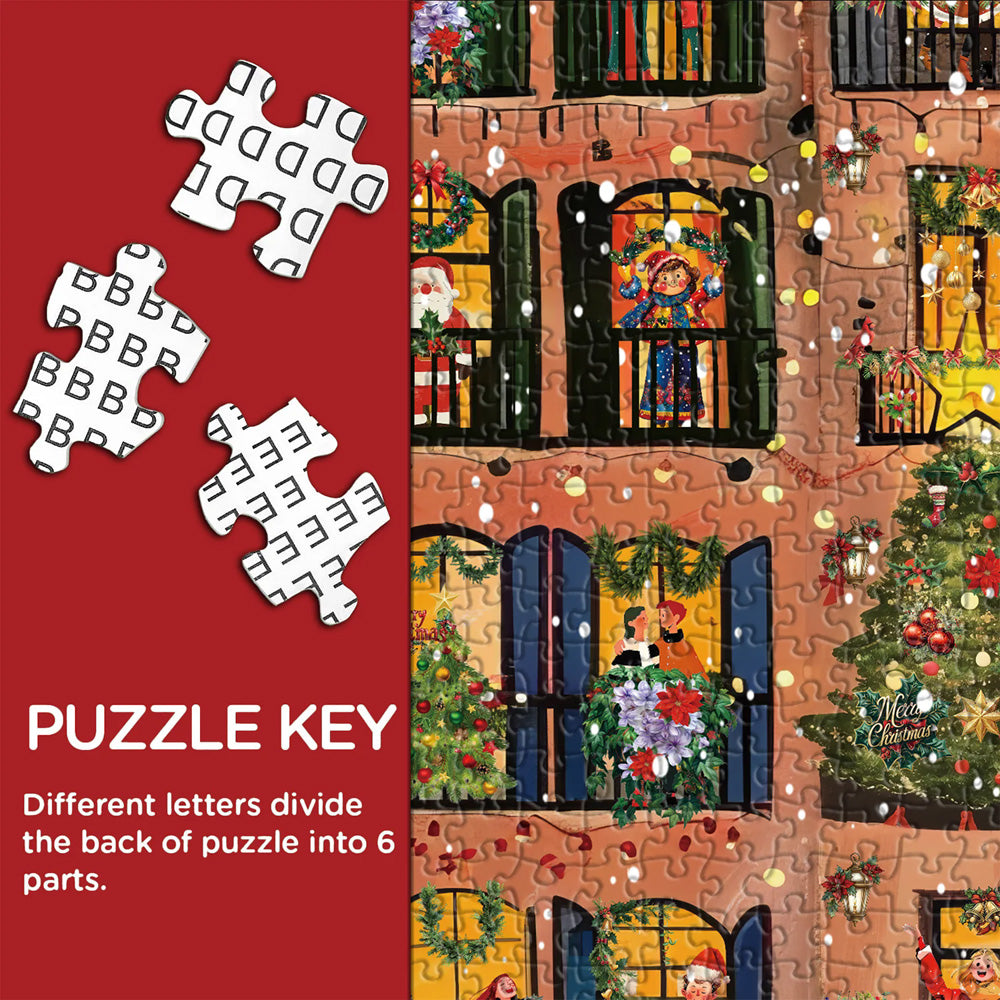 A Window Christmas Jigsaw Puzzle 1000 Pieces