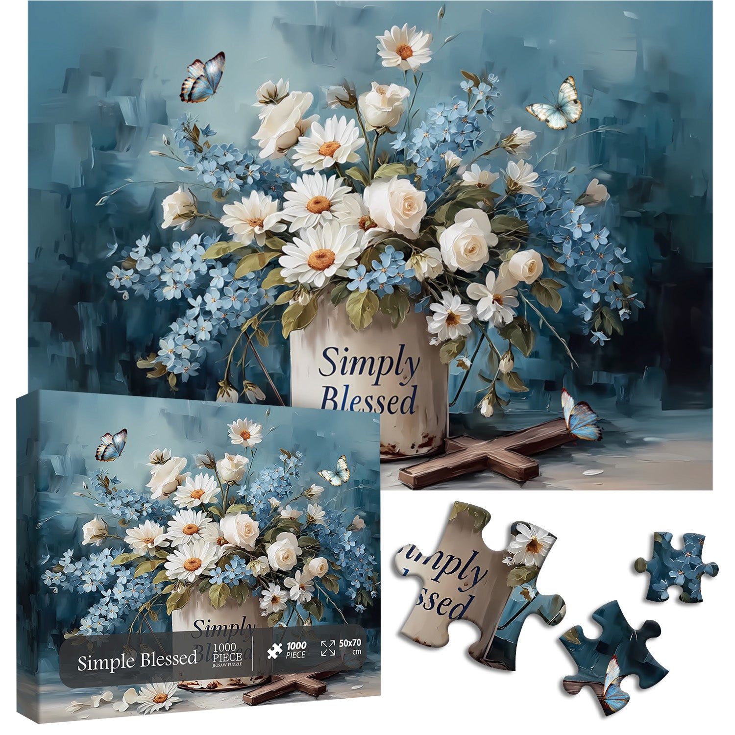 Puzzle simple béni 1000 pièces 1000 pièces